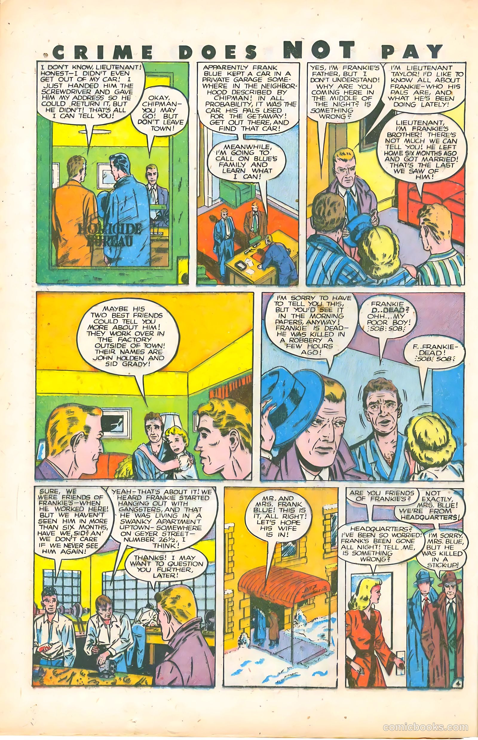 Crime Does Not Pay #74 (1949) — page 33 of 53
