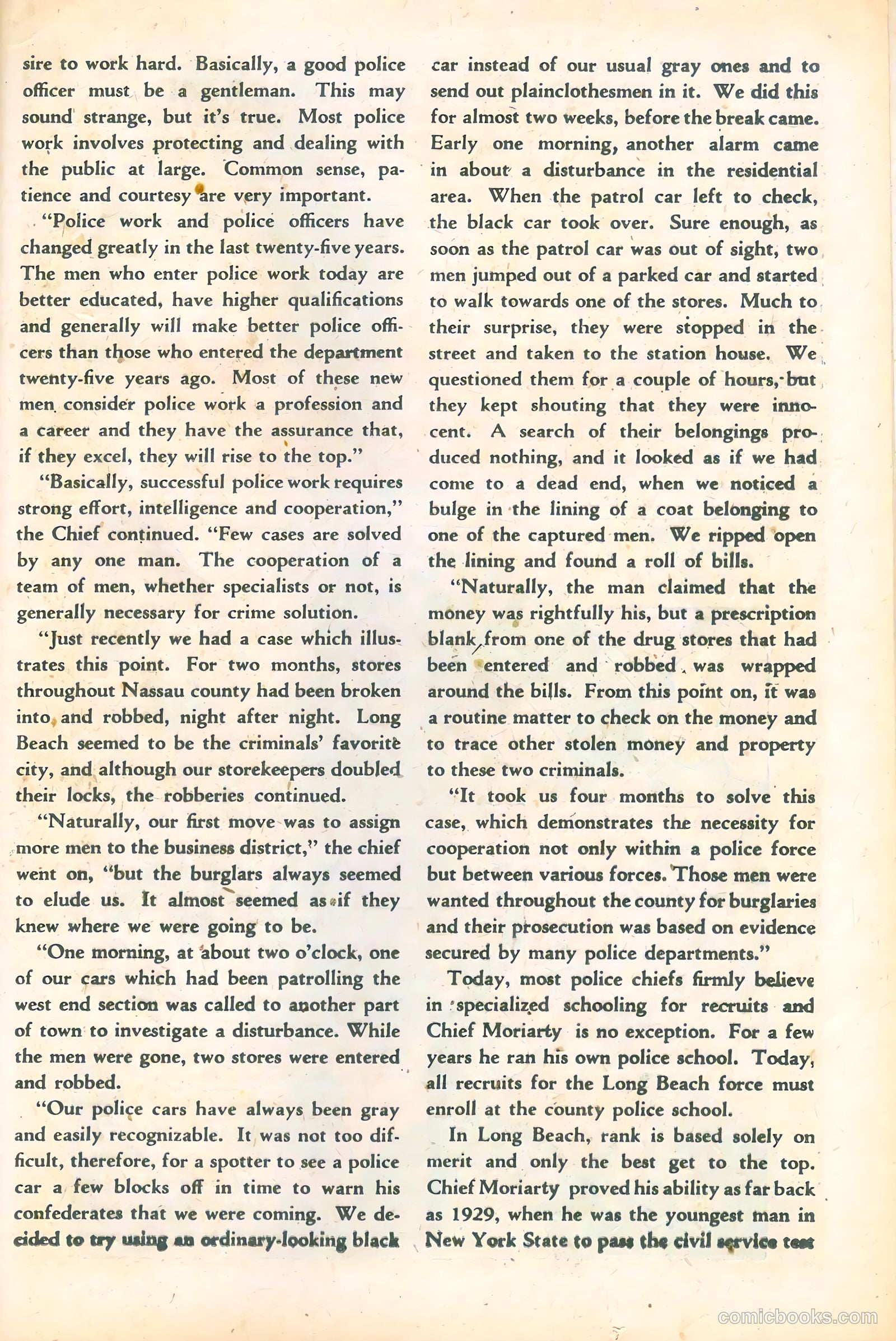 Crime Does Not Pay #74 (1949) — page 38 of 53