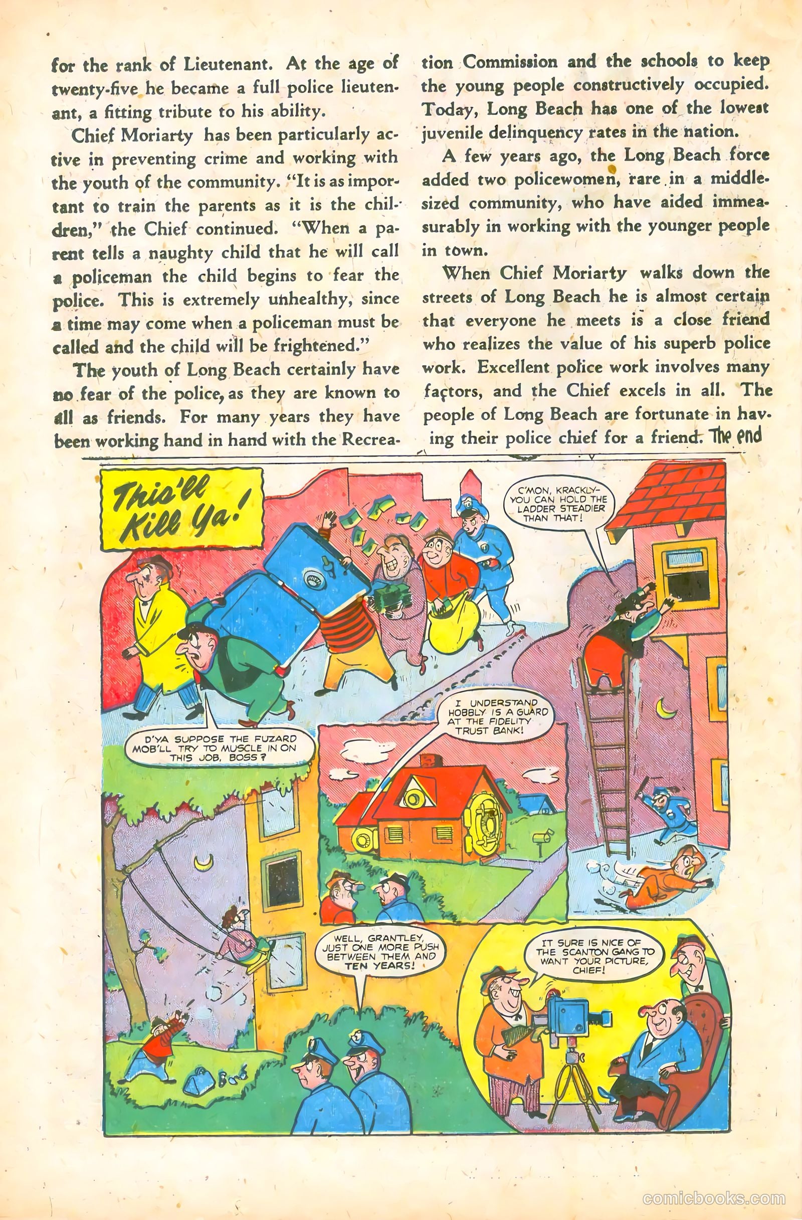Crime Does Not Pay #74 (1949) — page 39 of 53