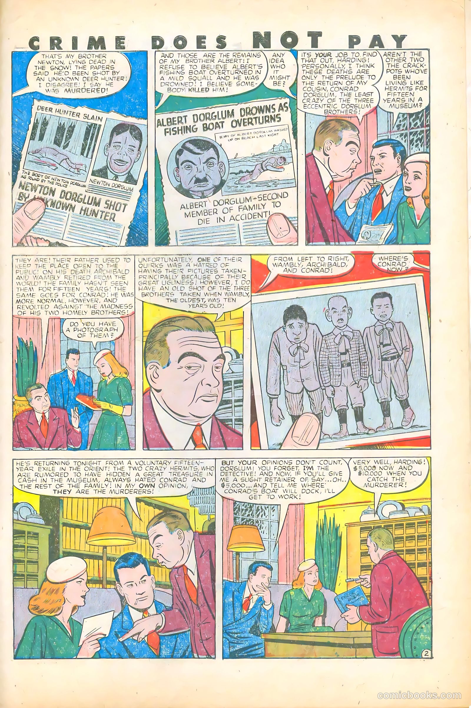 Crime Does Not Pay #74 (1949) — page 42 of 53