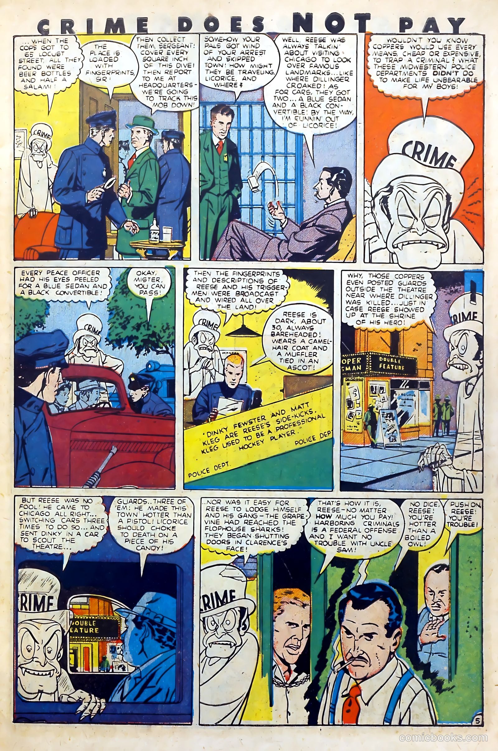 Crime Does Not Pay #76 (1949) — page 7 of 52