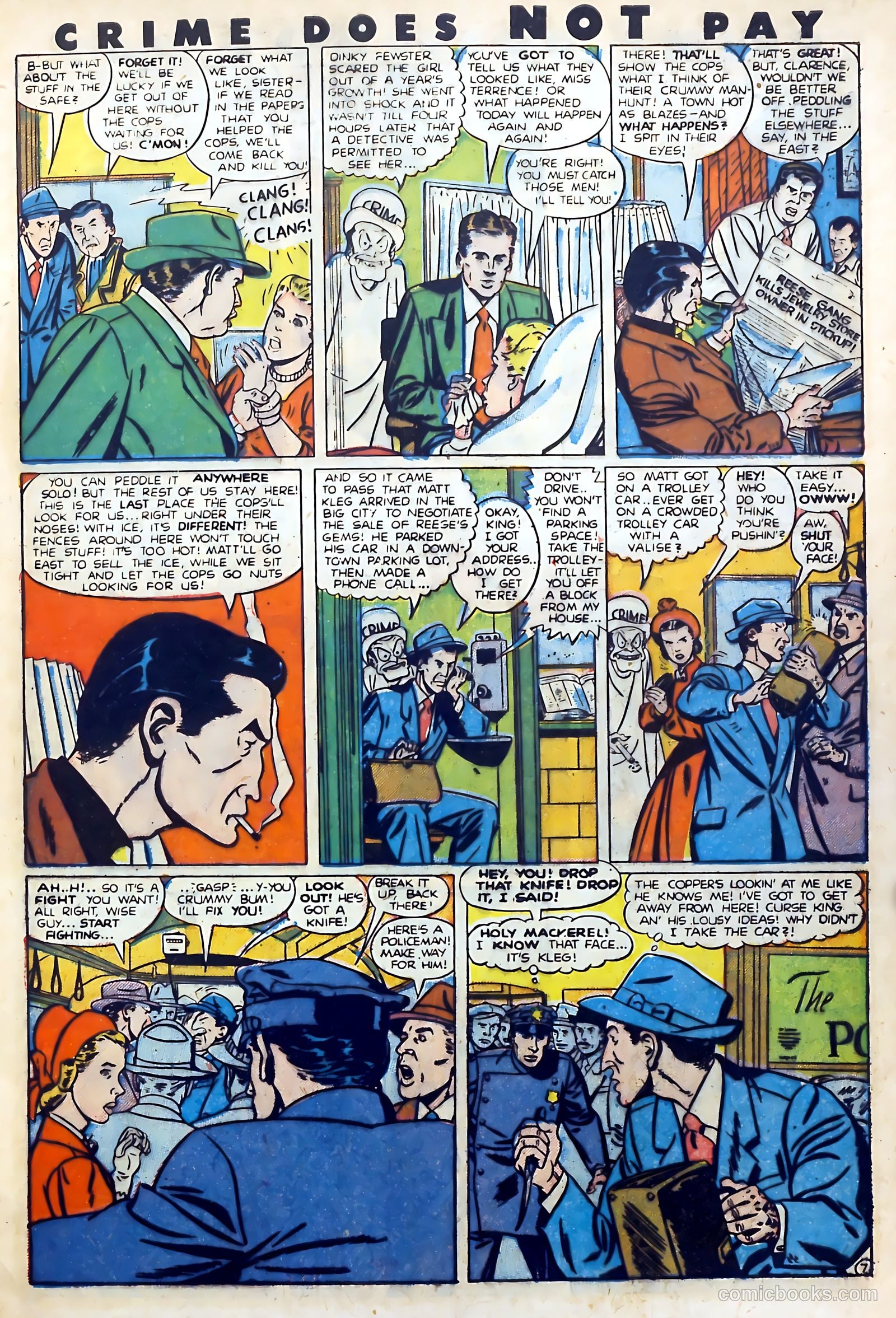 Crime Does Not Pay #76 (1949) — page 9 of 52