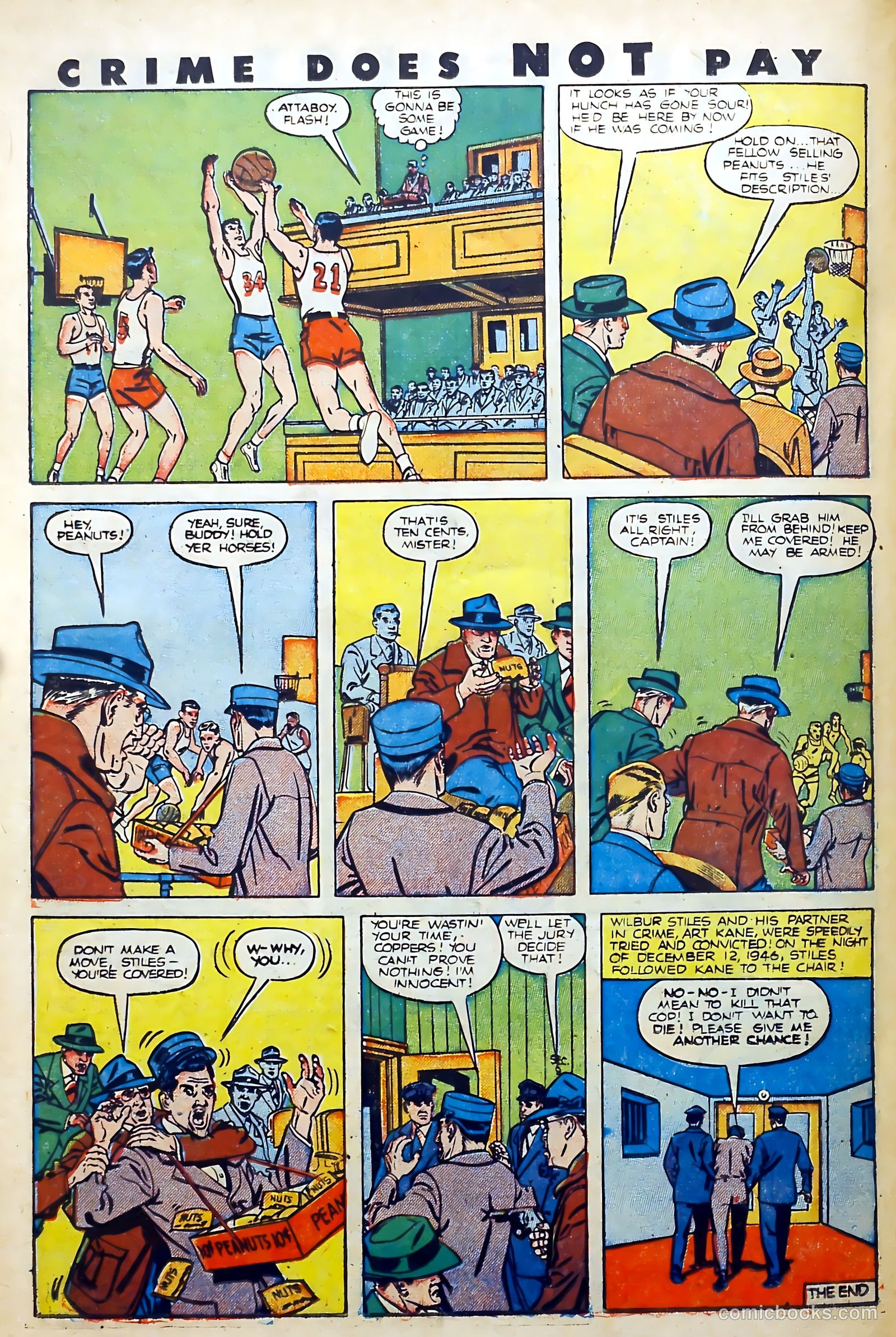 Crime Does Not Pay #76 (1949) — page 36 of 52