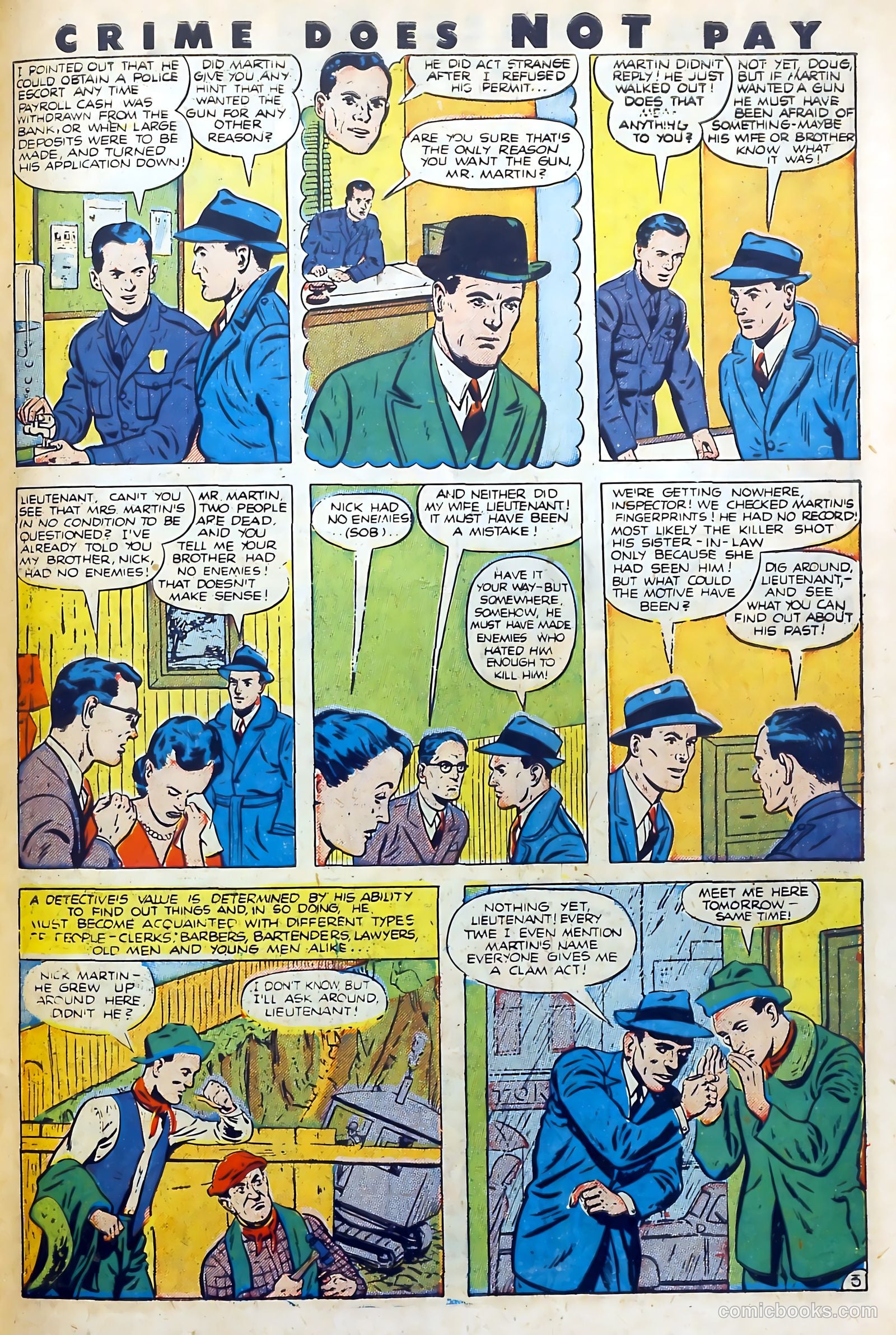 Crime Does Not Pay #76 (1949) — page 43 of 52