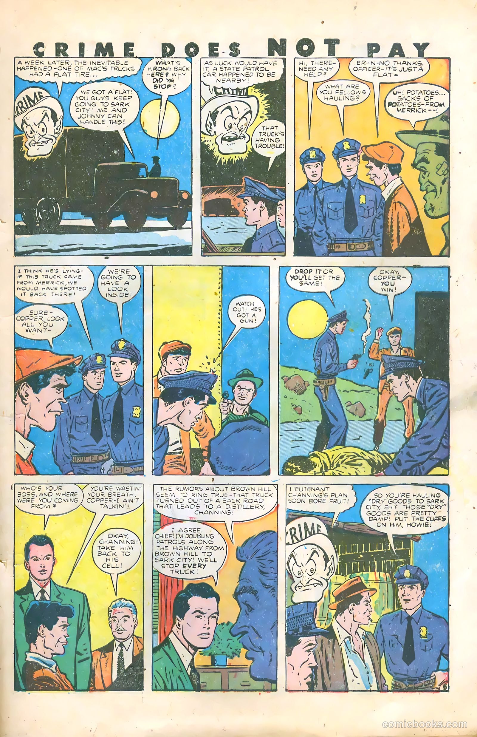 Crime Does Not Pay #77 (1949) — page 7 of 52