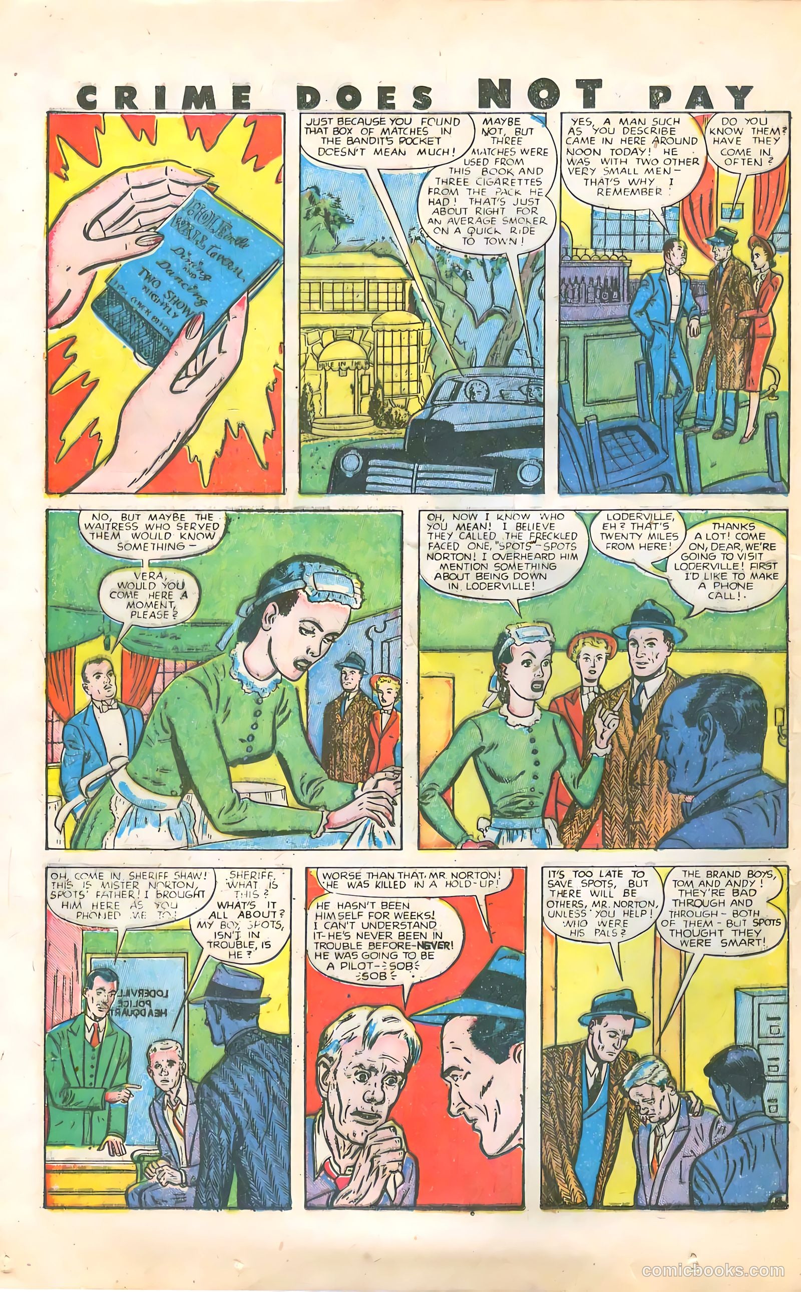 Crime Does Not Pay #77 (1949) — page 20 of 52