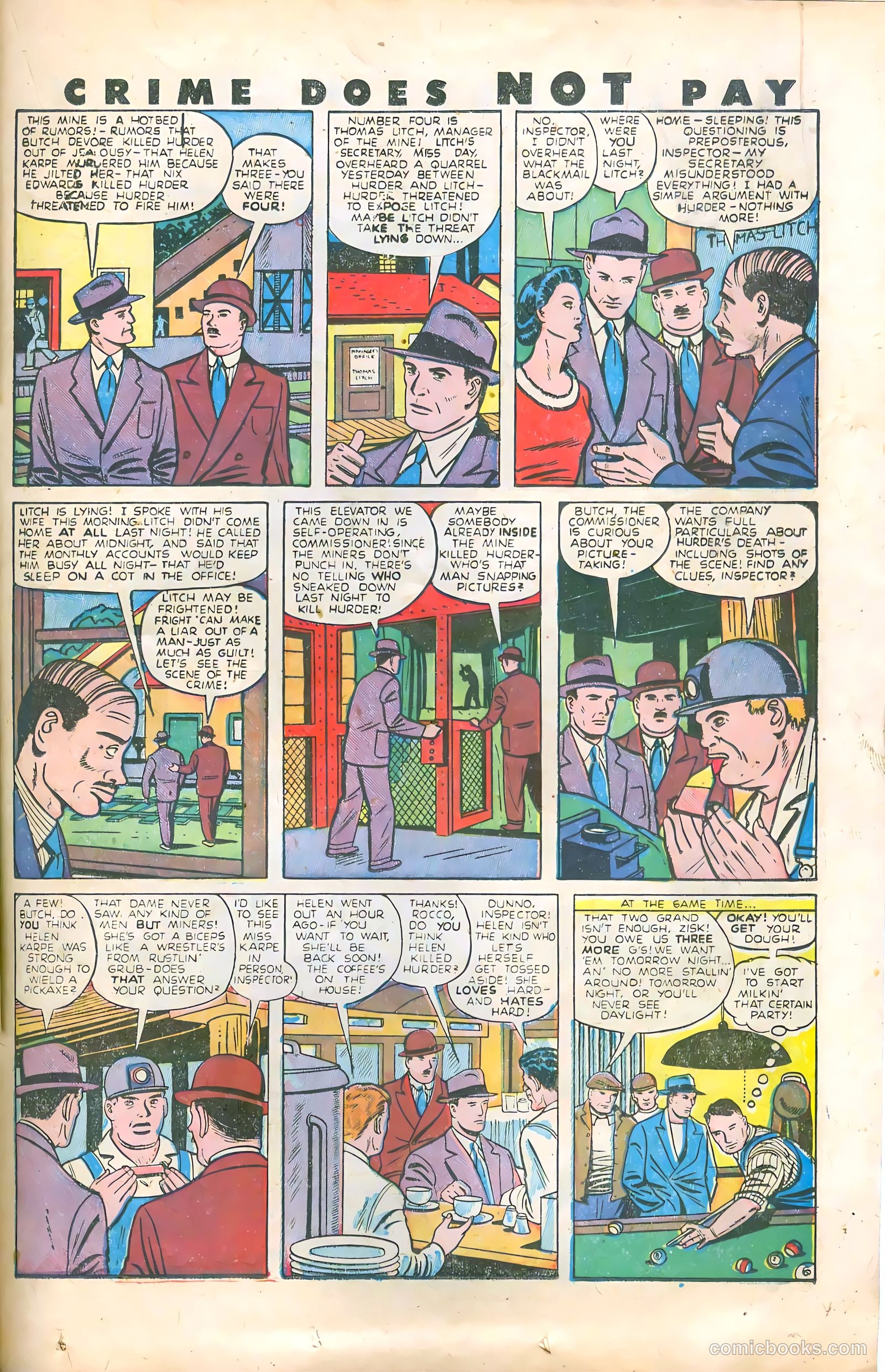 Crime Does Not Pay #77 (1949) — page 31 of 52