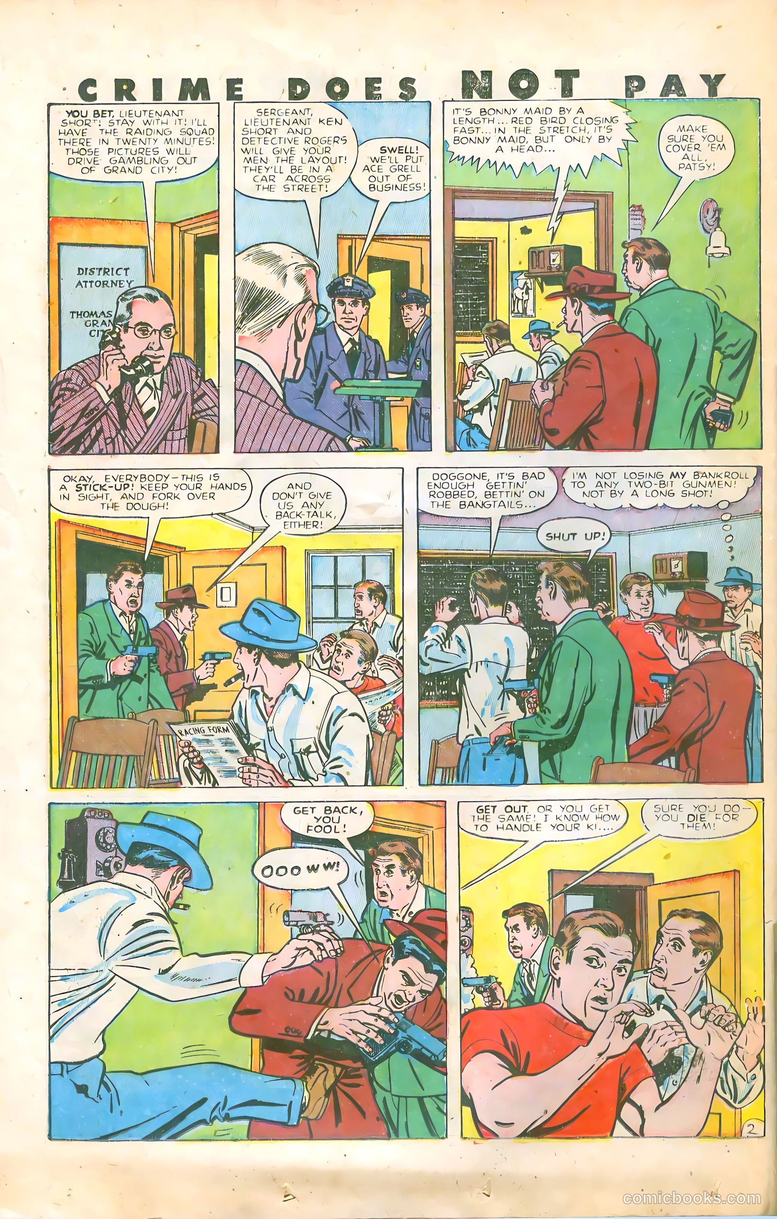 Crime Does Not Pay #77 (1949) — page 38 of 52