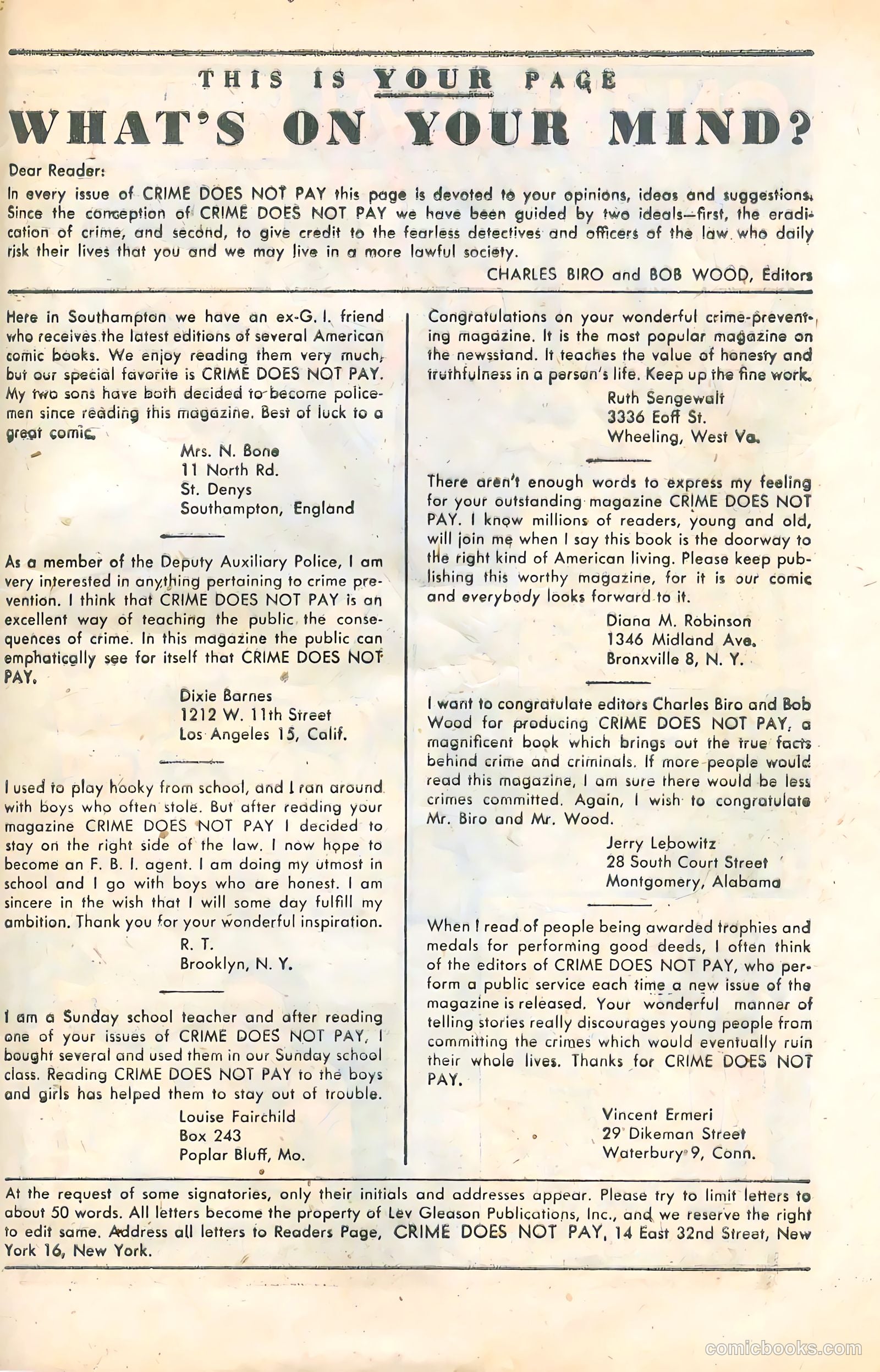 Crime Does Not Pay #77 (1949) — page 47 of 52