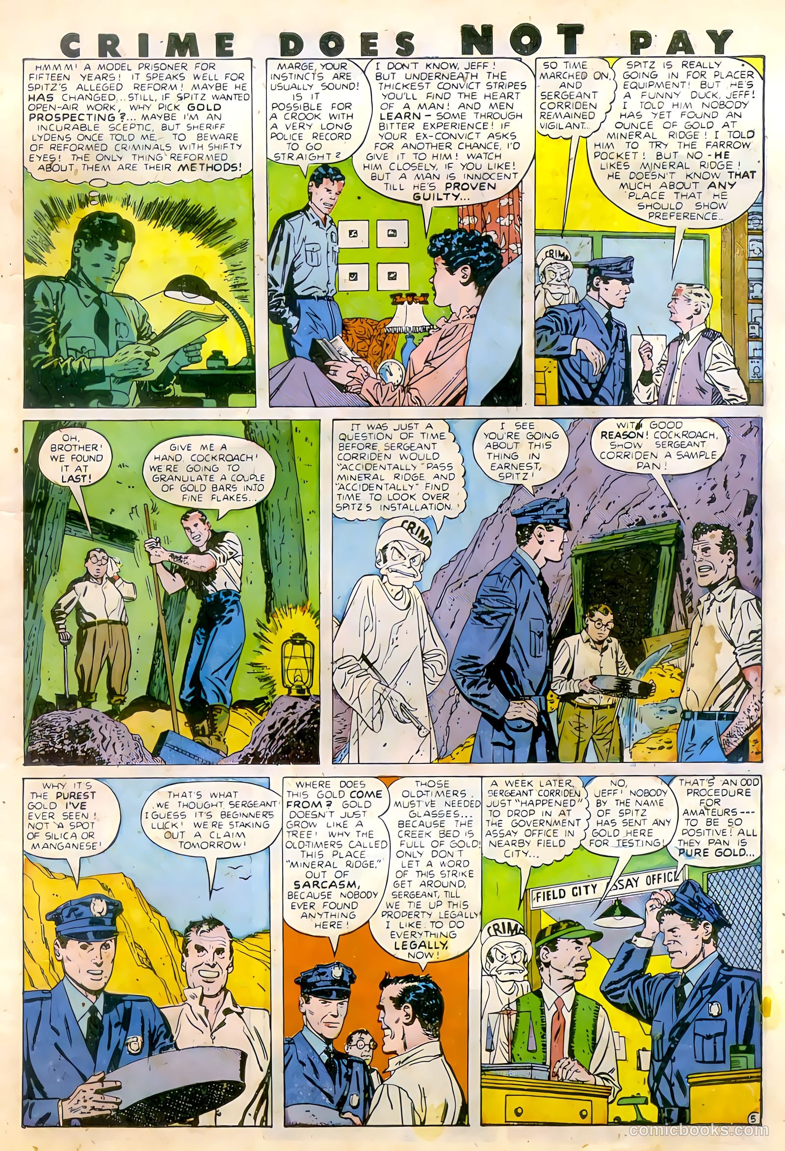 Crime Does Not Pay #79 (1949) — page 7 of 52
