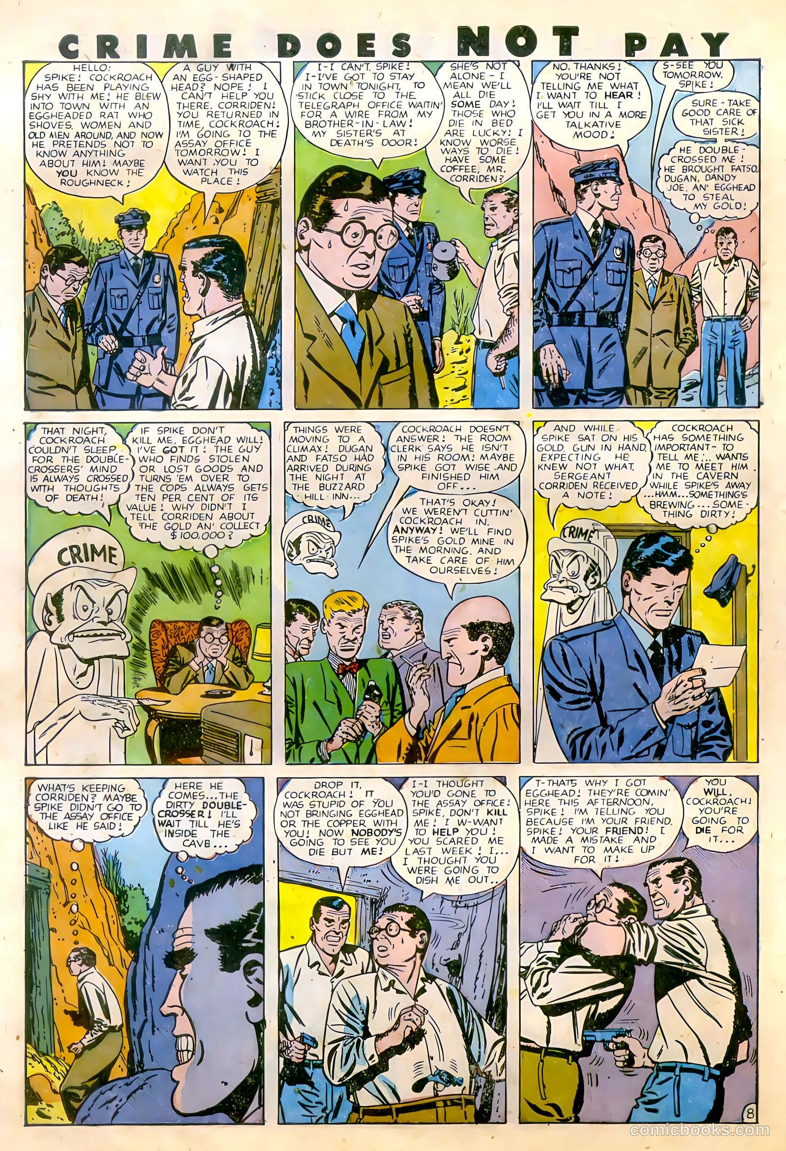 Crime Does Not Pay #79 (1949) — page 10 of 52