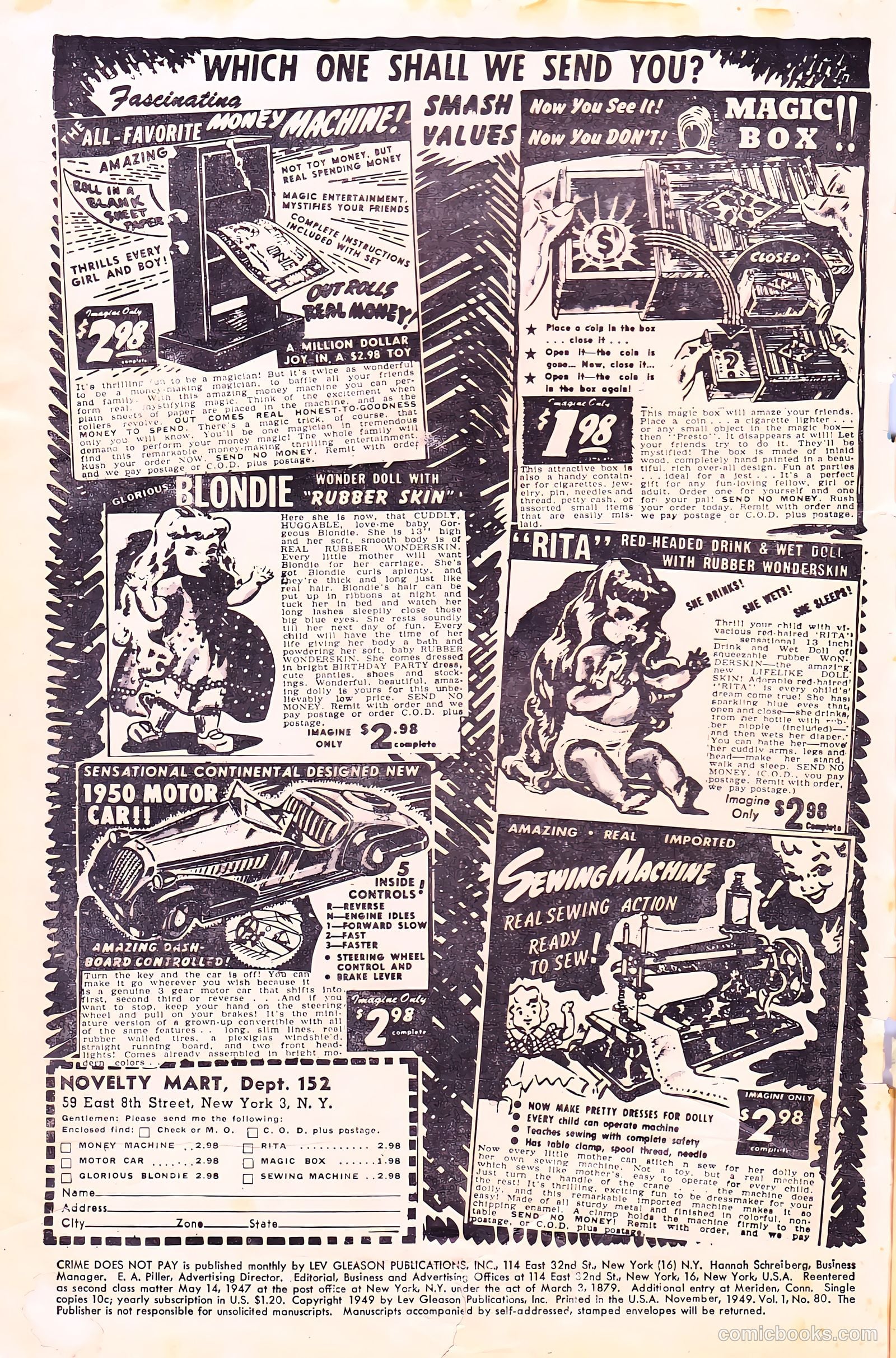 Crime Does Not Pay #80 (1949) — page 2 of 53