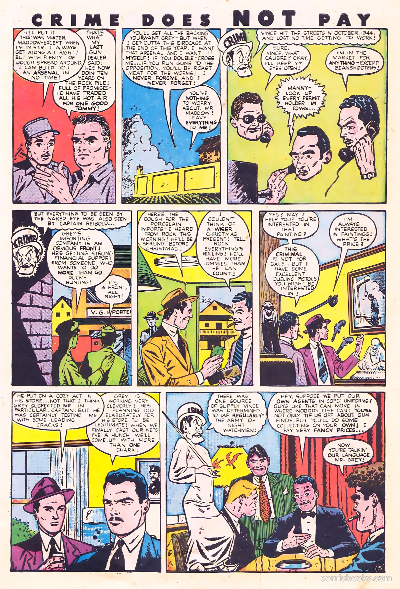 Crime Does Not Pay #80 (1949) — page 7 of 53