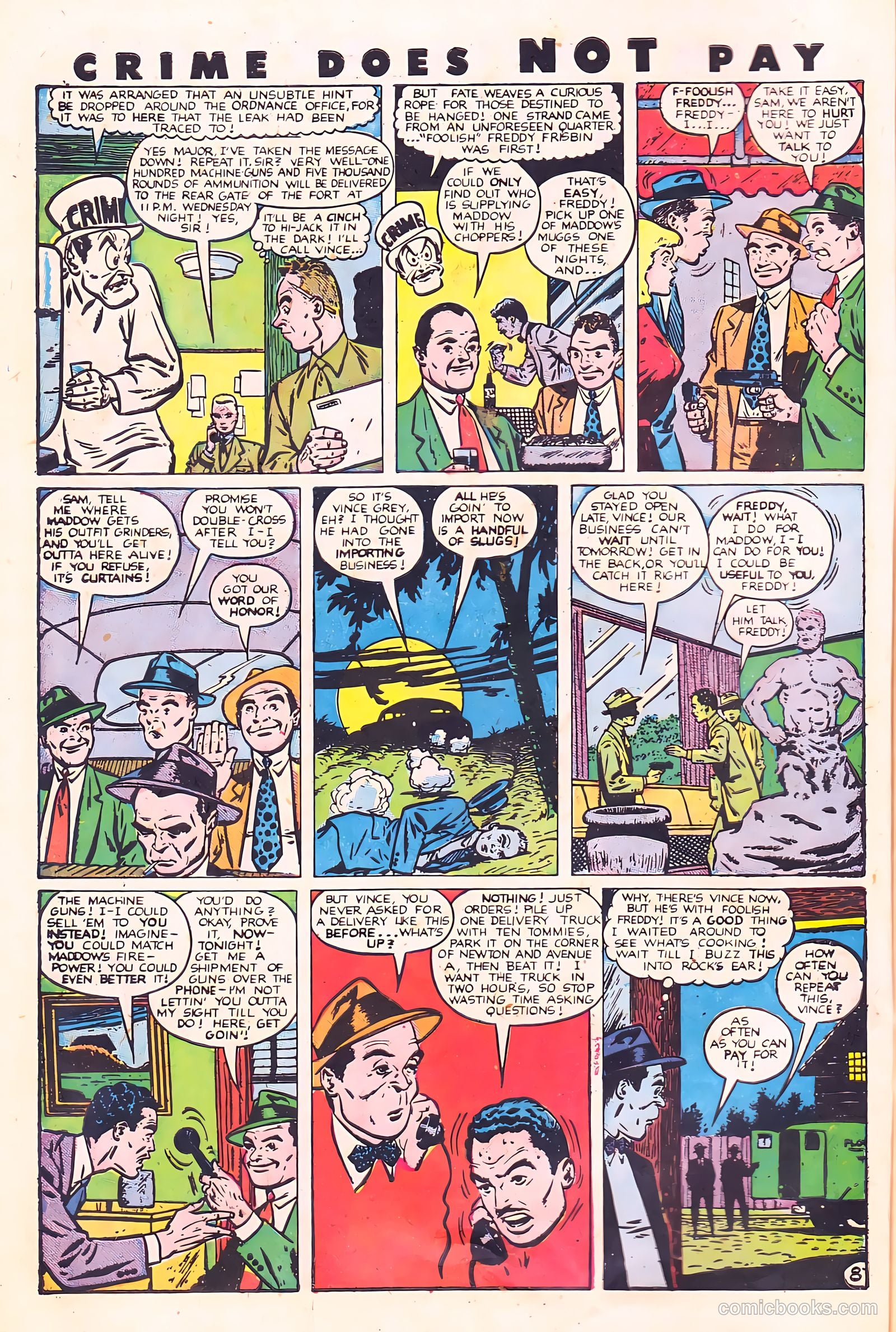 Crime Does Not Pay #80 (1949) — page 10 of 53