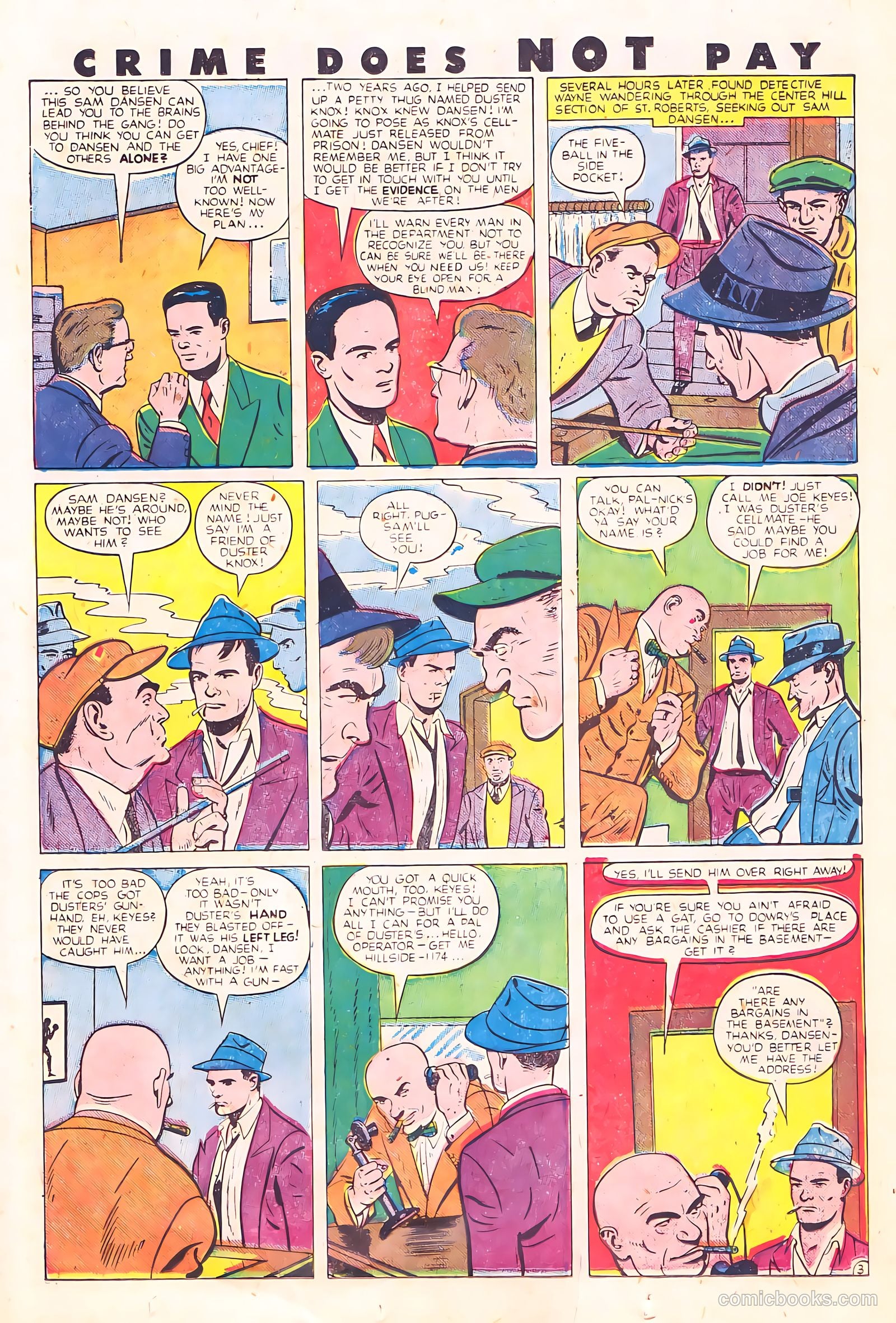 Crime Does Not Pay #80 (1949) — page 17 of 53