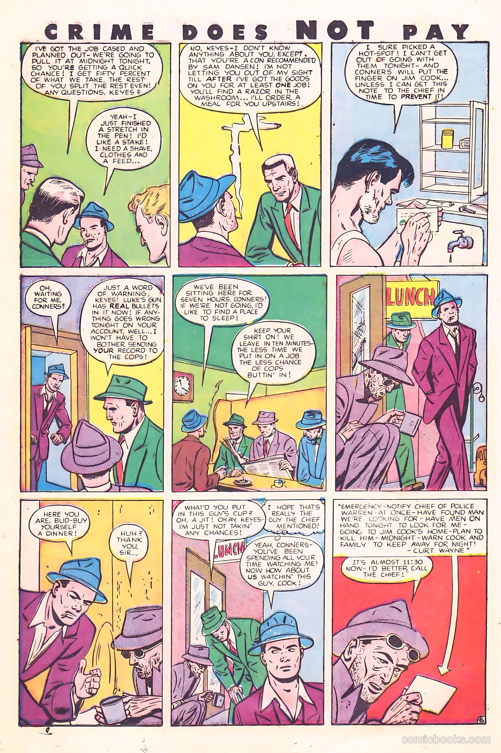 Crime Does Not Pay #80 (1949) — page 20 of 53