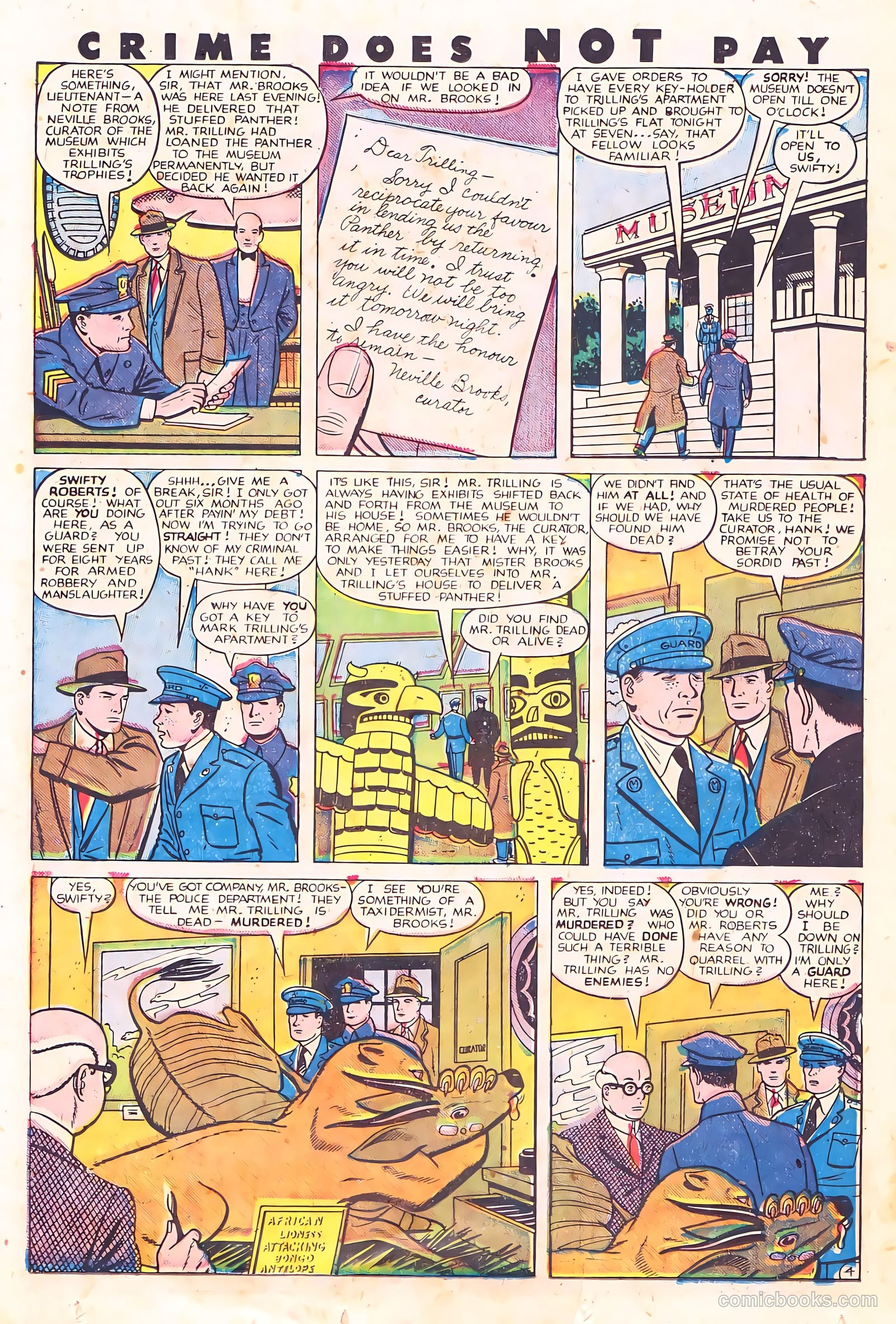Crime Does Not Pay #80 (1949) — page 29 of 53