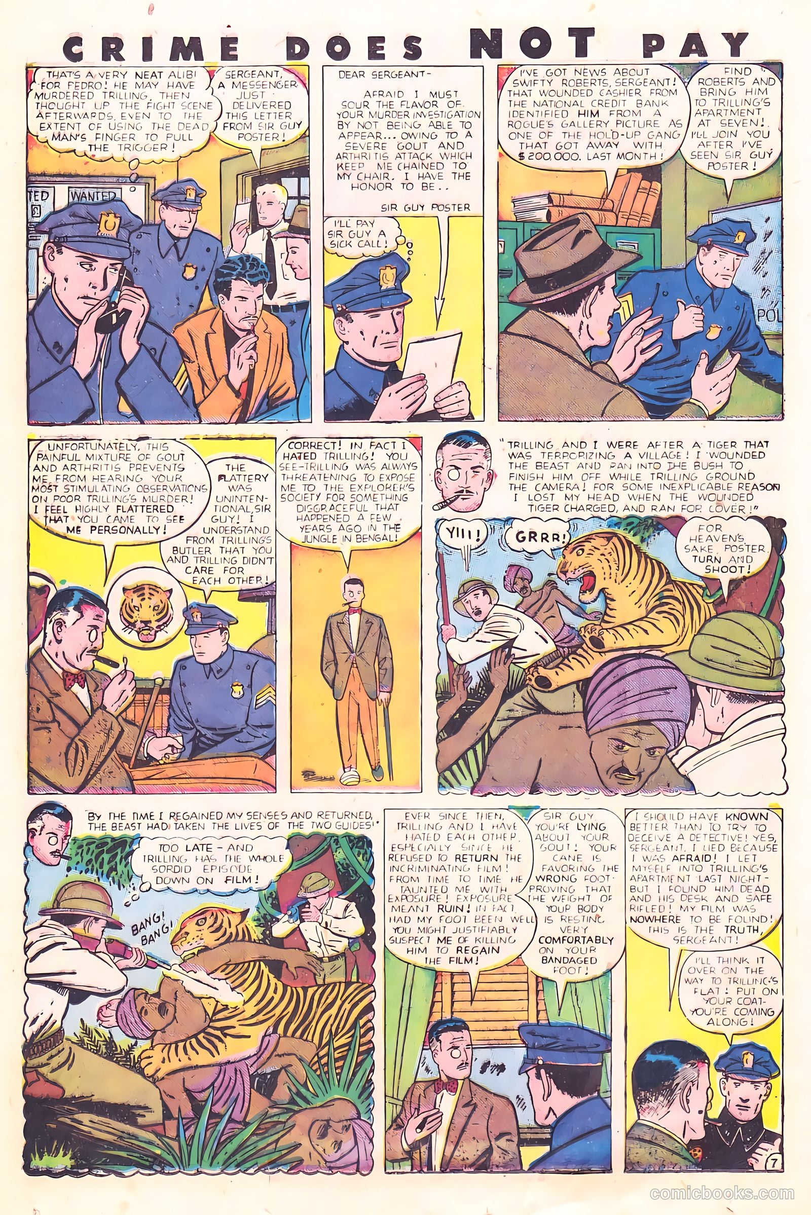 Crime Does Not Pay #80 (1949) — page 32 of 53