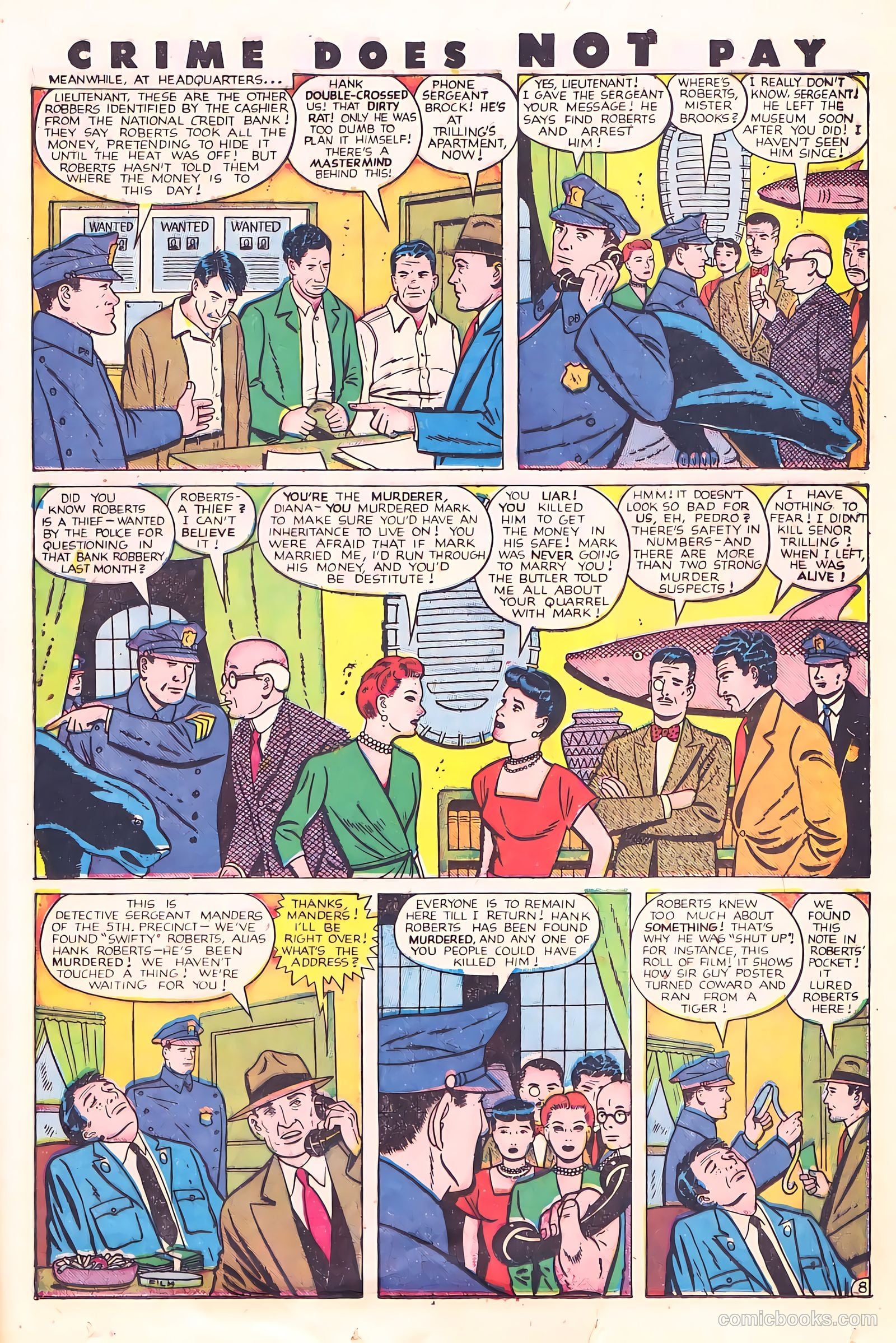 Crime Does Not Pay #80 (1949) — page 33 of 53