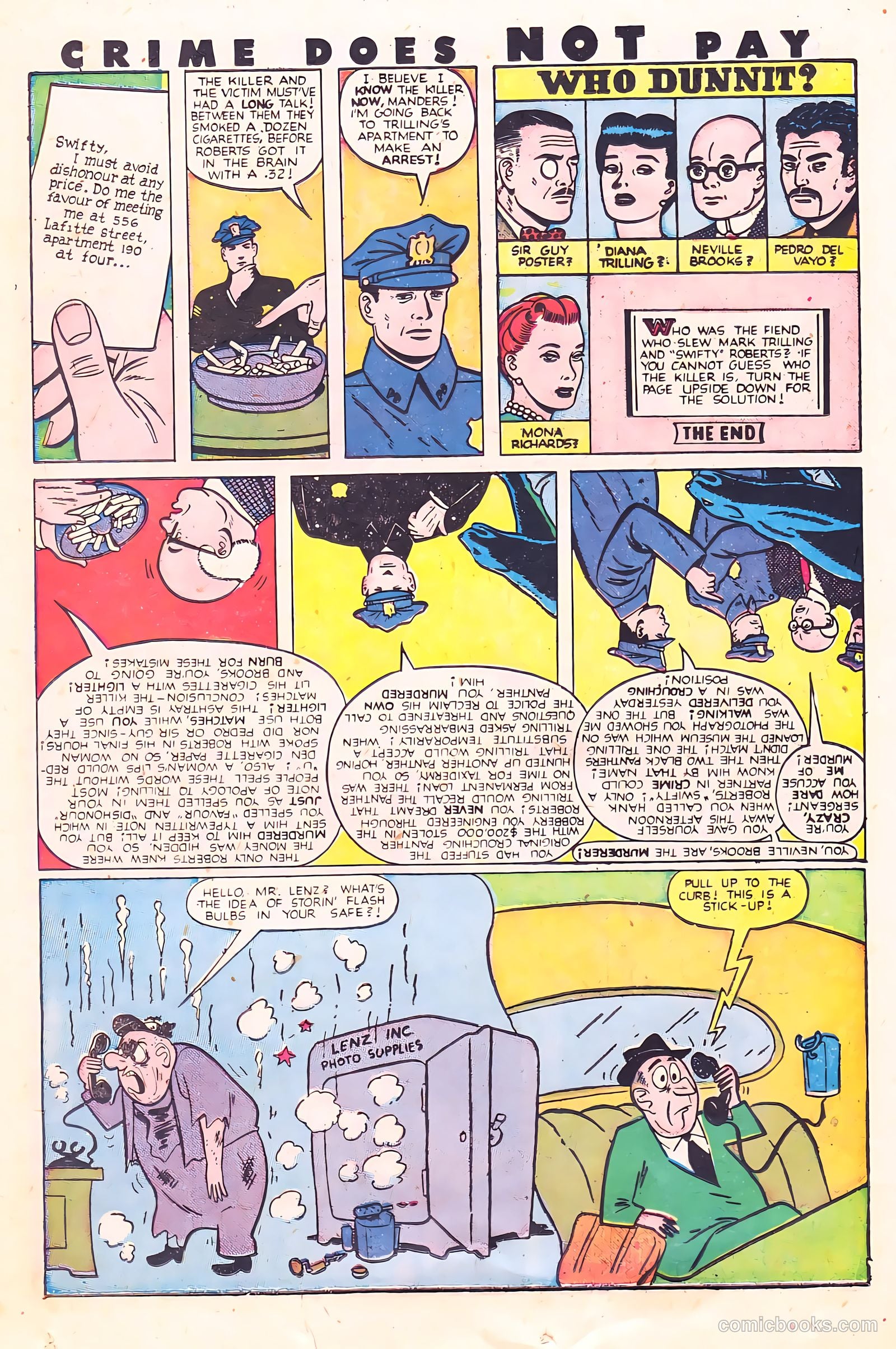 Crime Does Not Pay #80 (1949) — page 34 of 53