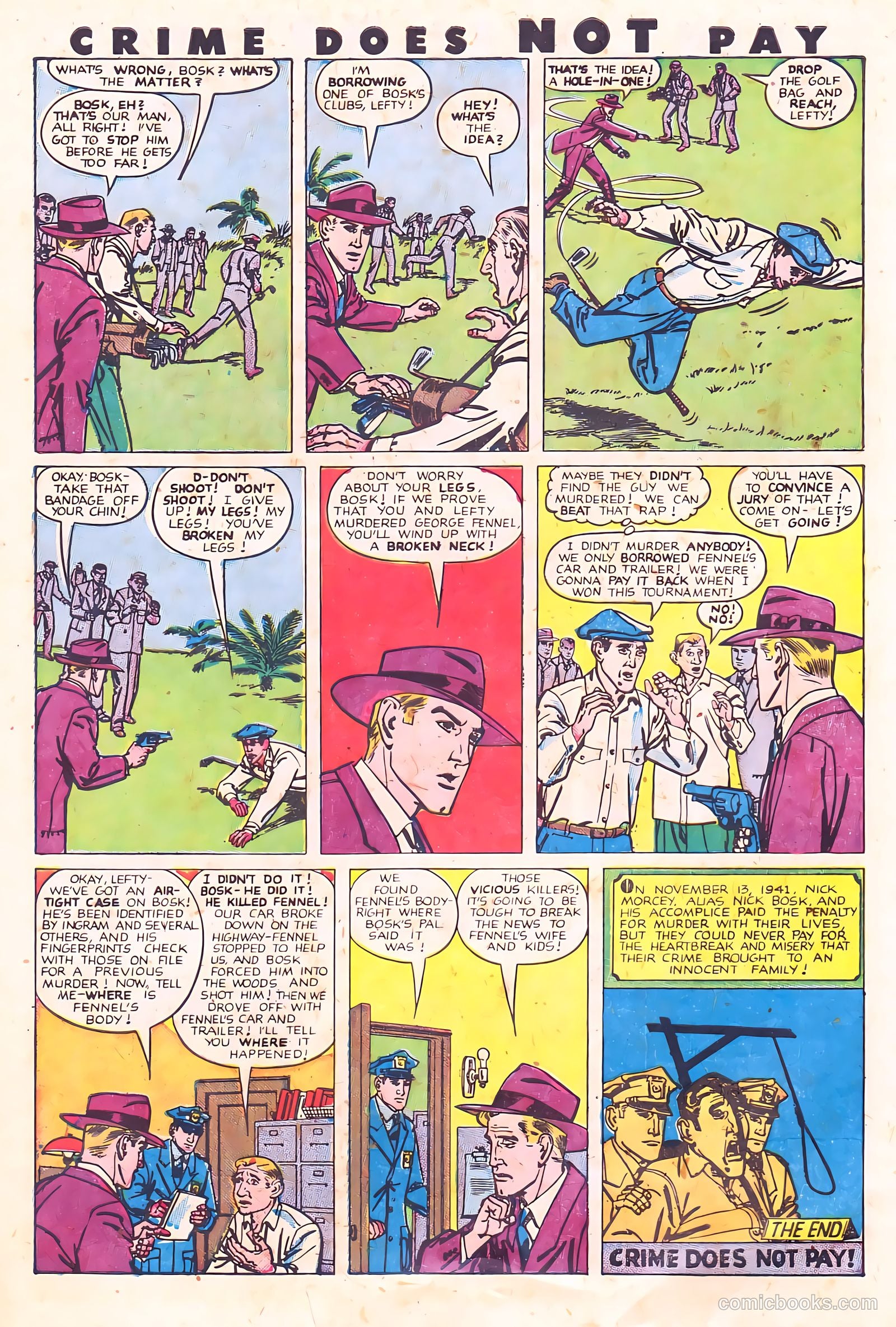 Crime Does Not Pay #80 (1949) — page 49 of 53