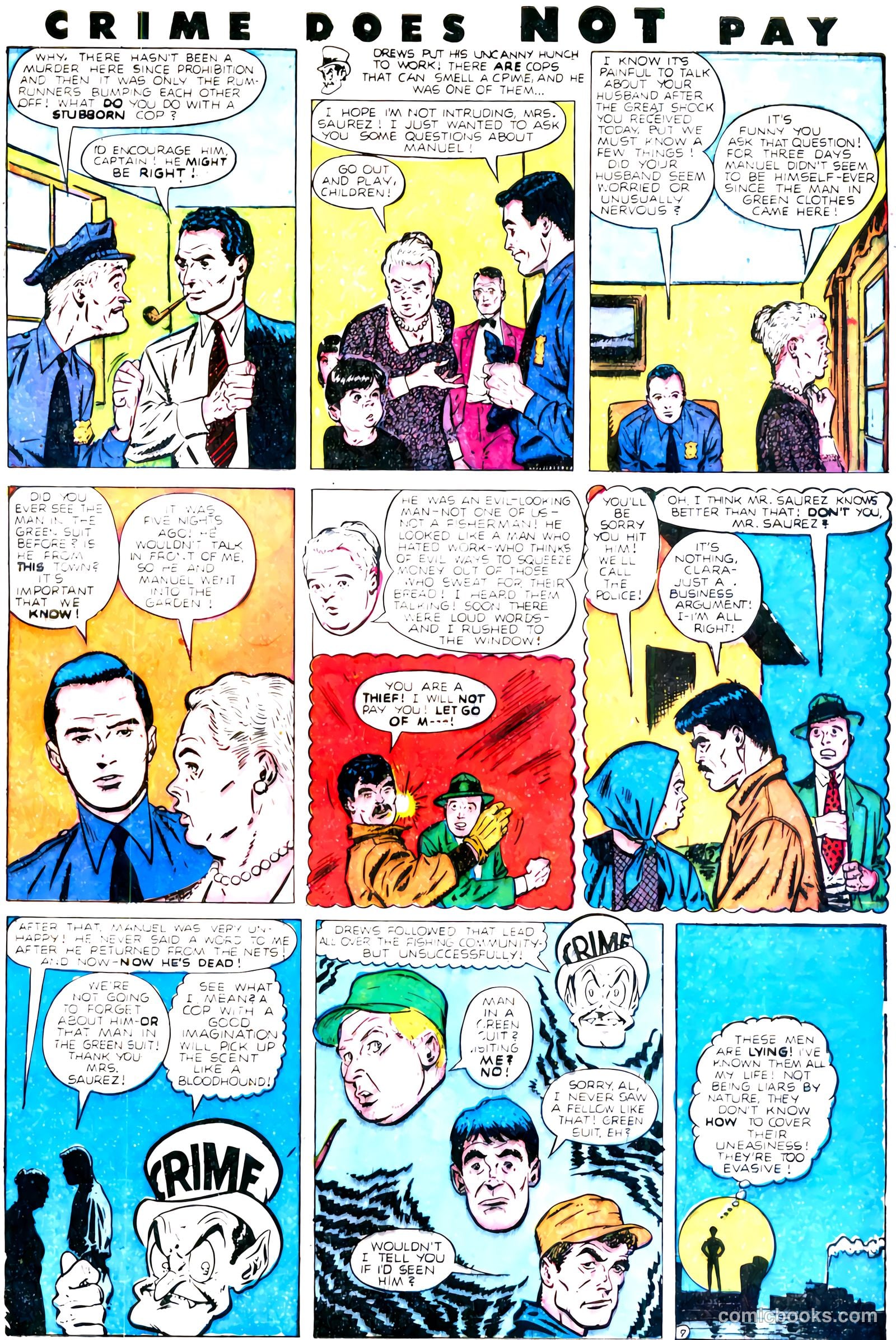 Crime Does Not Pay #81 (1949) — page 9 of 52