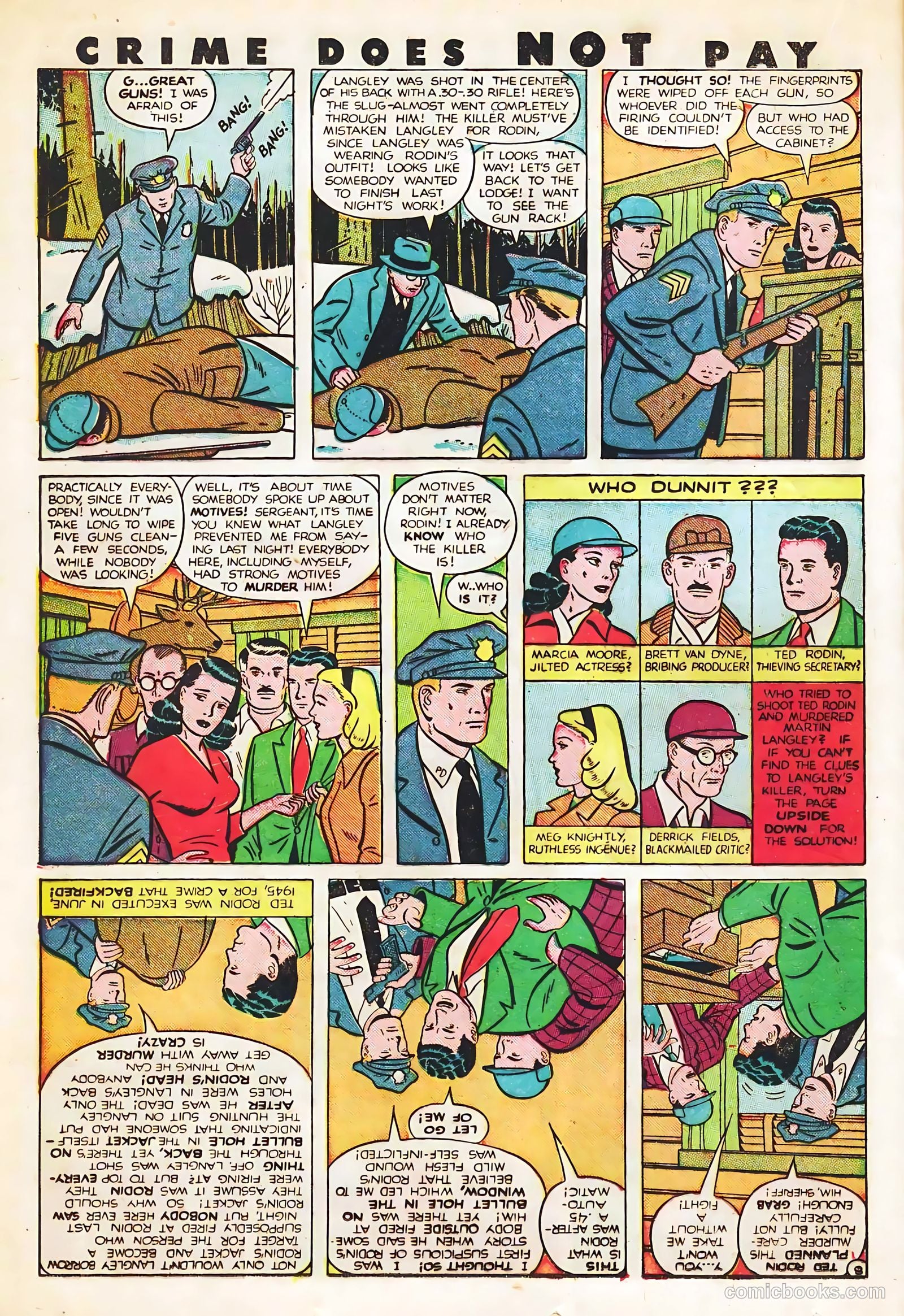 Crime Does Not Pay #82 (1949) — page 32 of 53