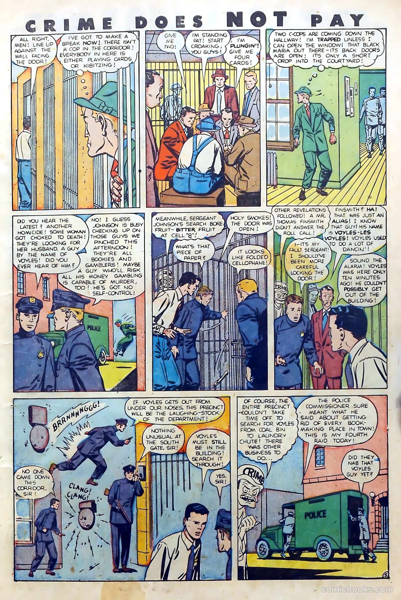Crime Does Not Pay #83 (1950) — page 7 of 53