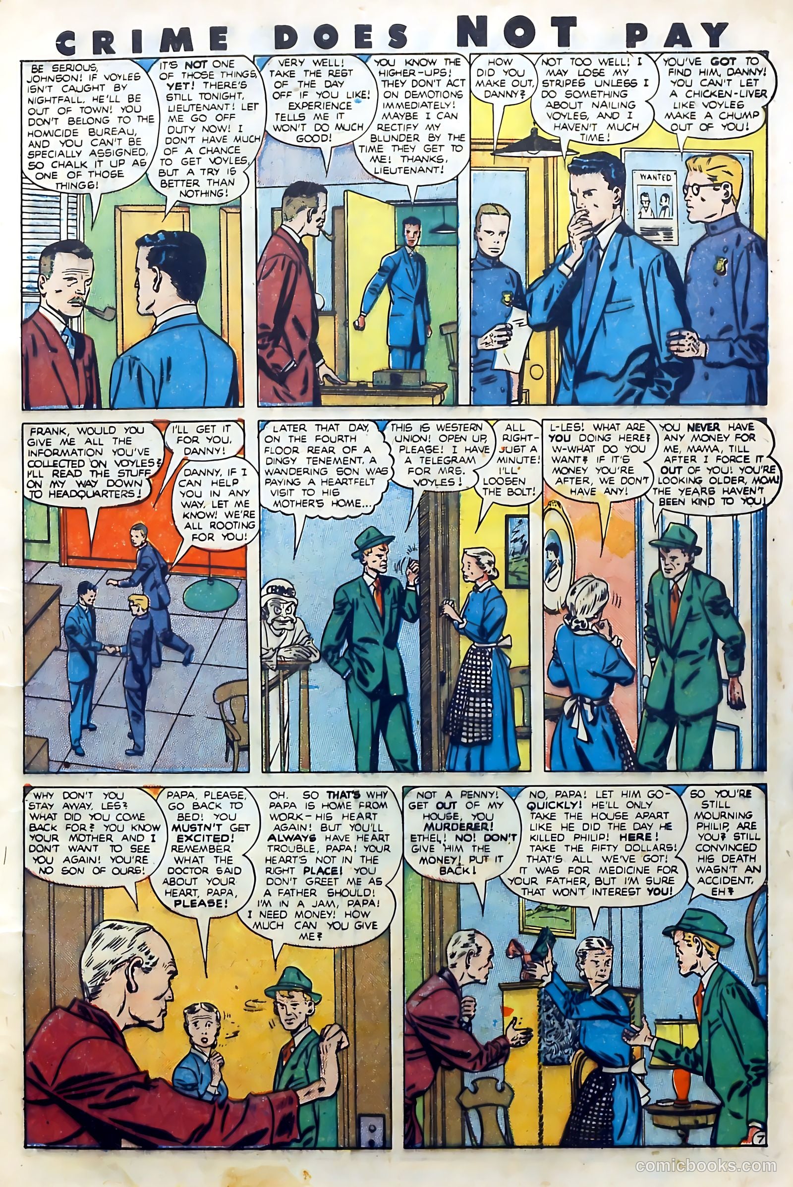 Crime Does Not Pay #83 (1950) — page 9 of 53