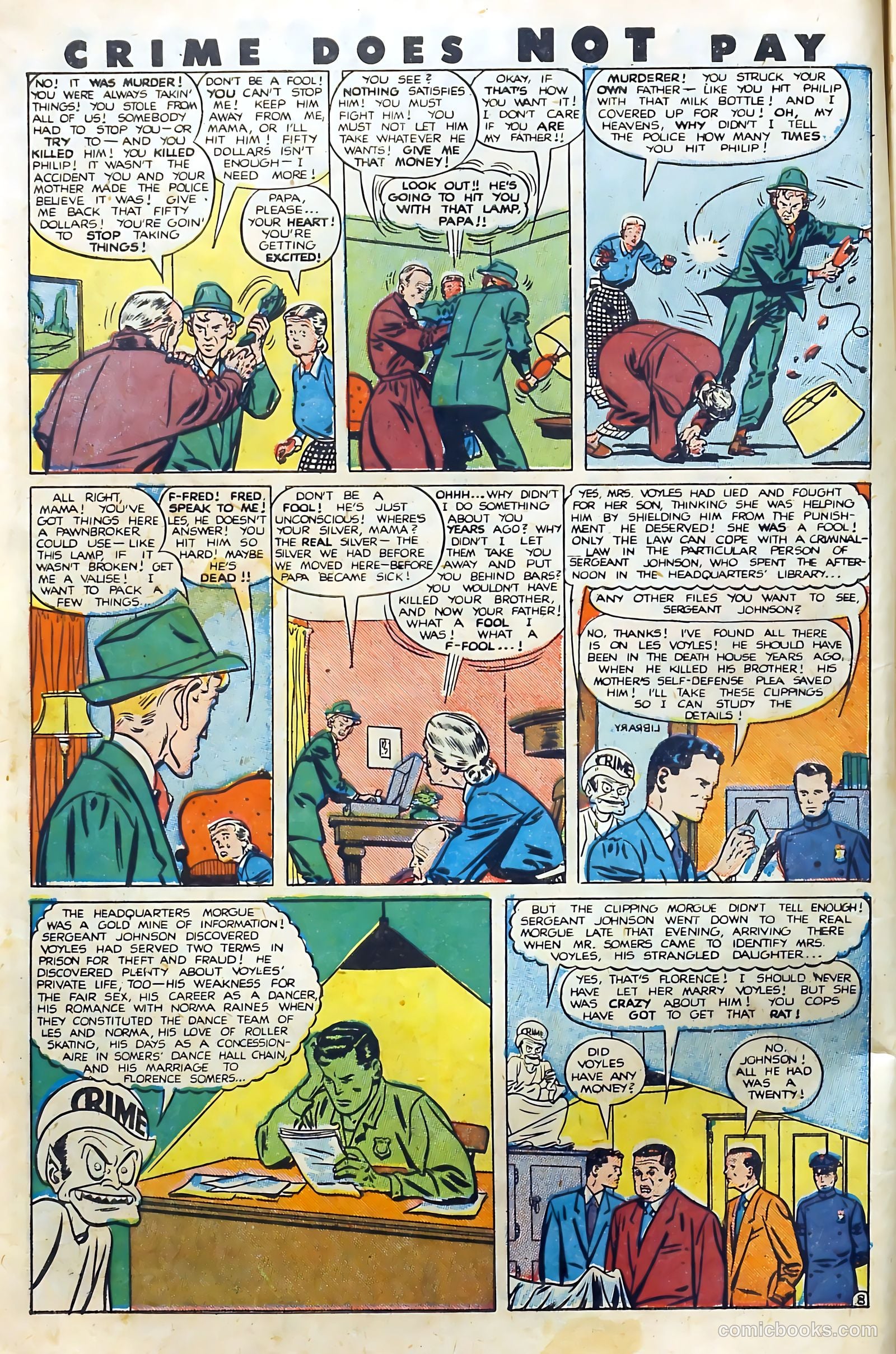 Crime Does Not Pay #83 (1950) — page 10 of 53
