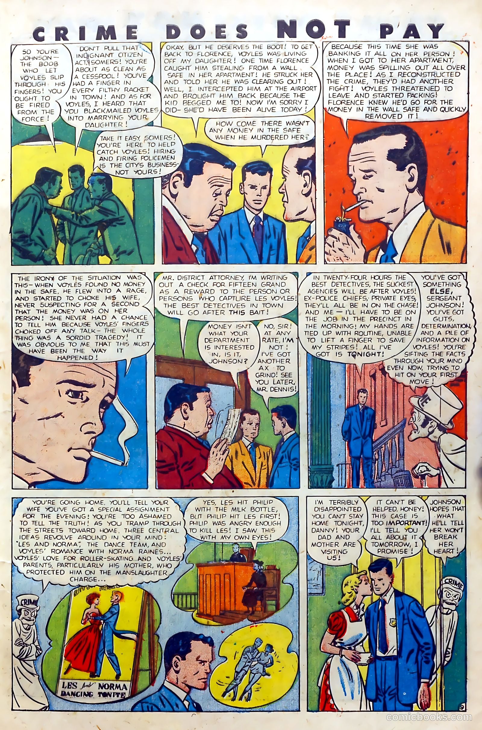 Crime Does Not Pay #83 (1950) — page 11 of 53