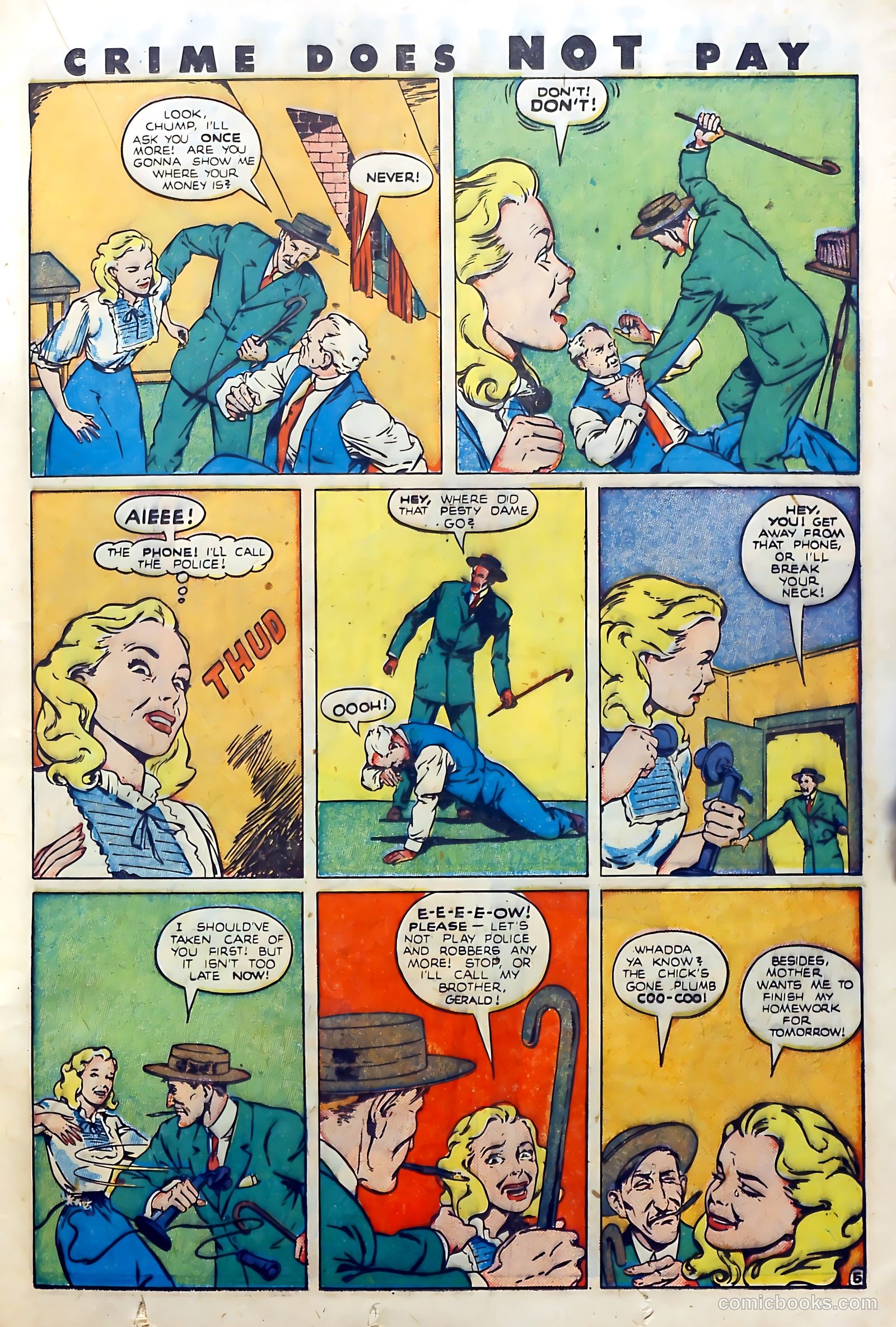 Crime Does Not Pay #83 (1950) — page 21 of 53
