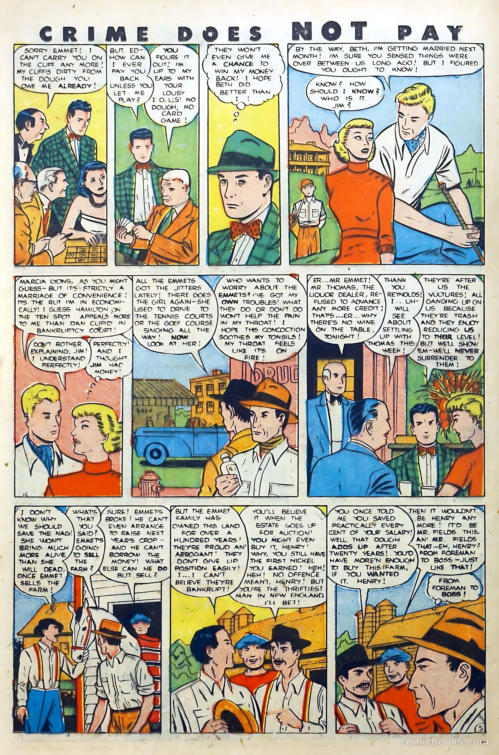 Crime Does Not Pay #83 (1950) — page 30 of 53