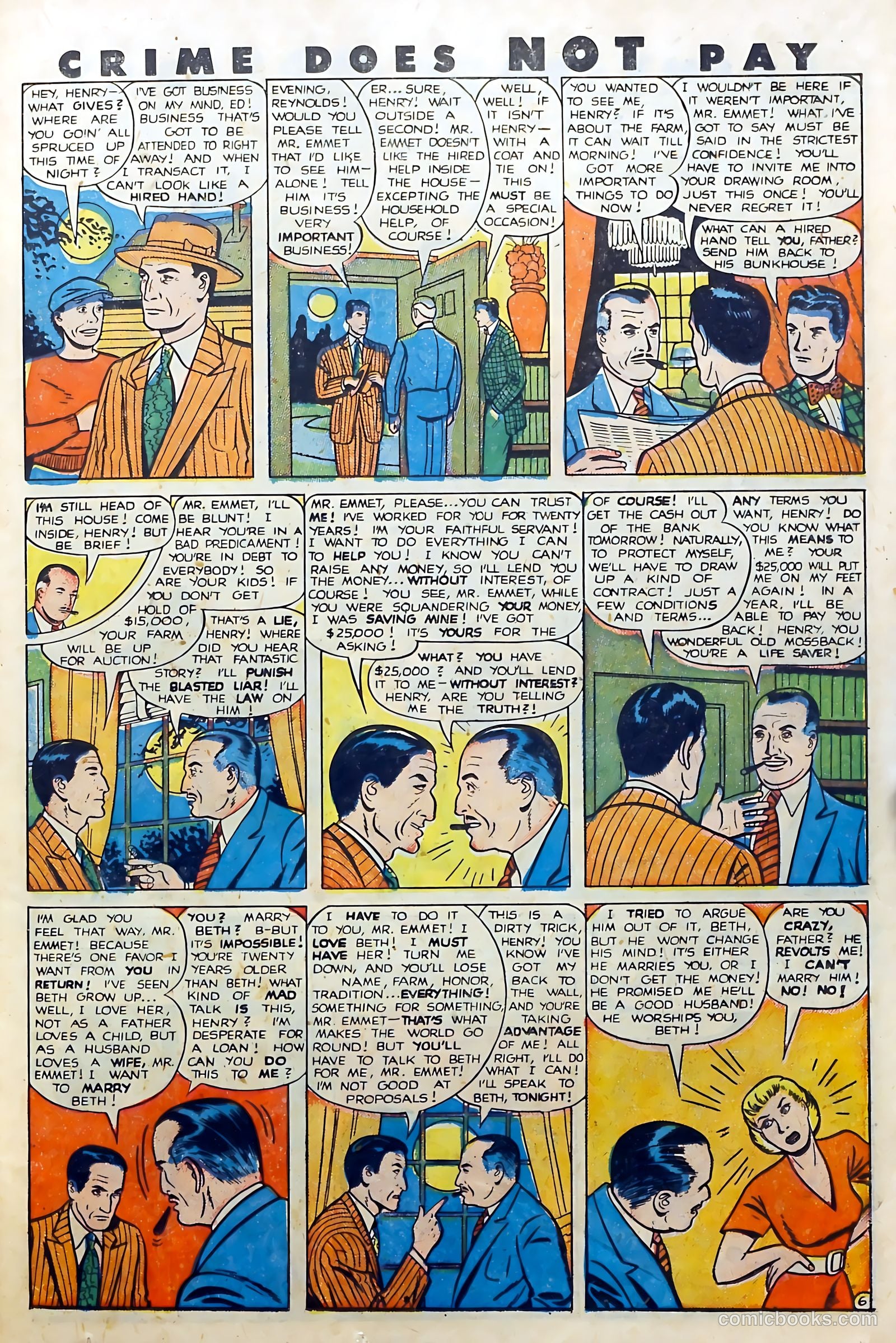 Crime Does Not Pay #83 (1950) — page 31 of 53