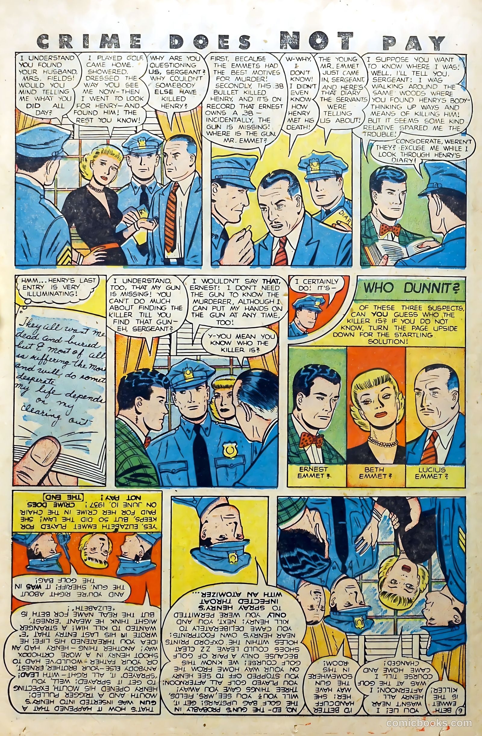 Crime Does Not Pay #83 (1950) — page 34 of 53