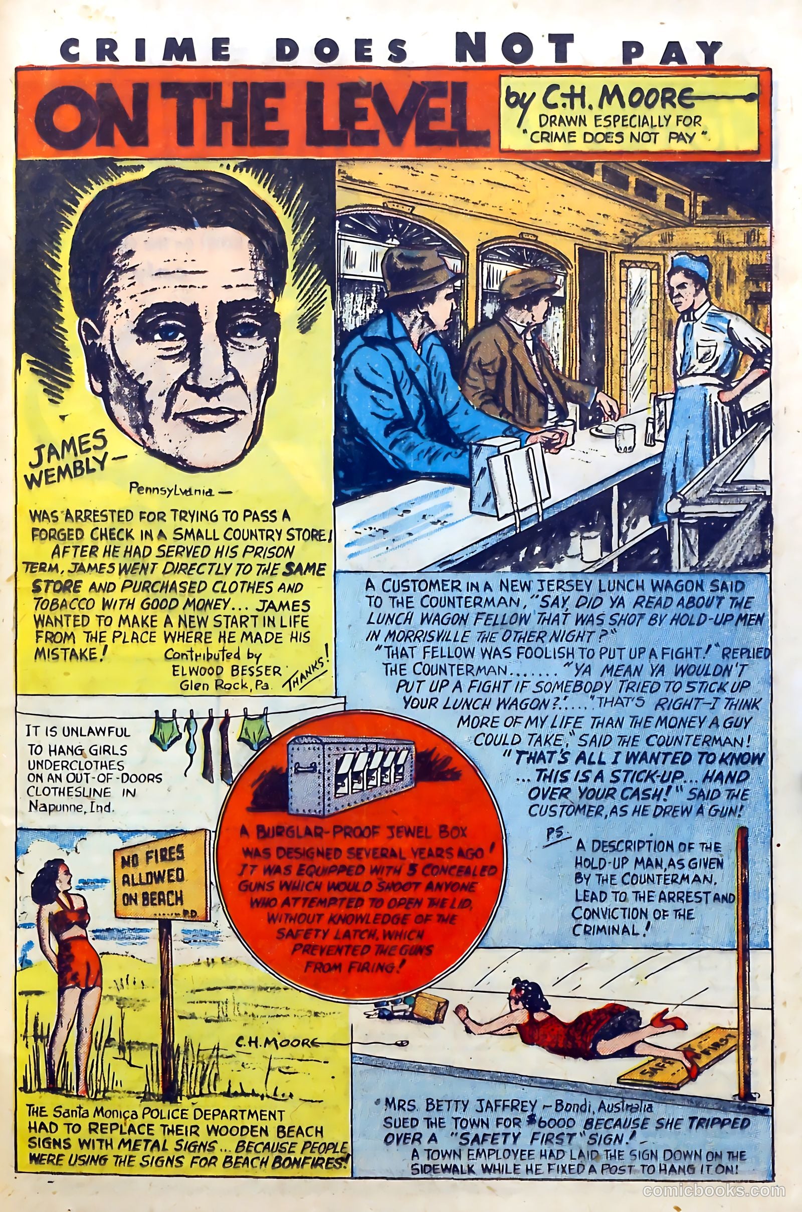 Crime Does Not Pay #83 (1950) — page 35 of 53