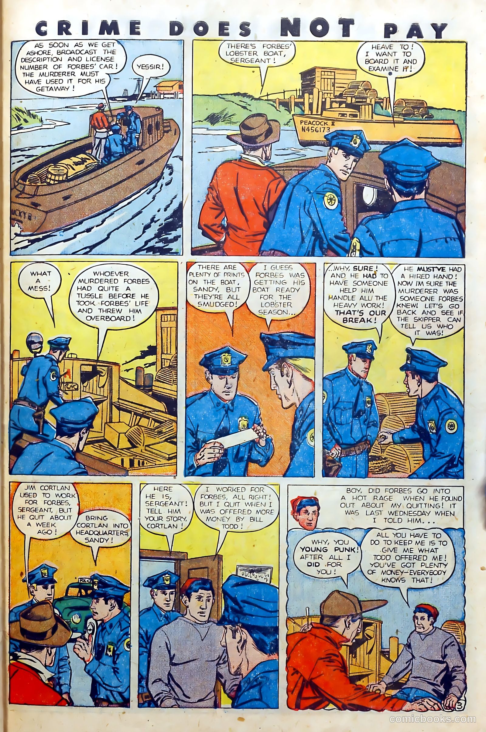 Crime Does Not Pay #83 (1950) — page 41 of 53