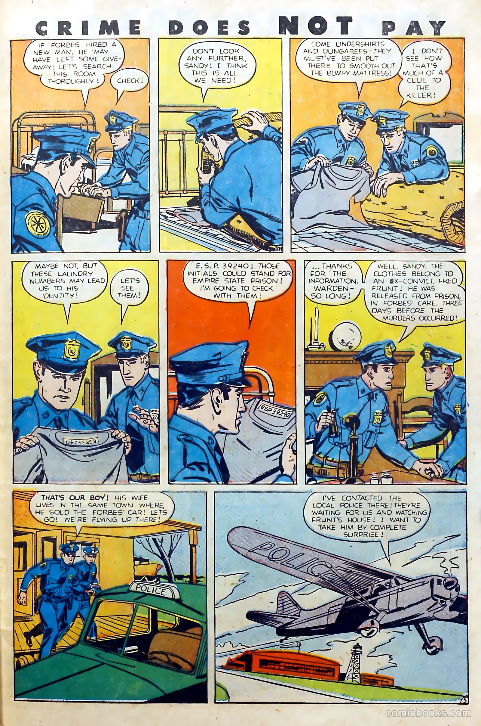 Crime Does Not Pay #83 (1950) — page 43 of 53
