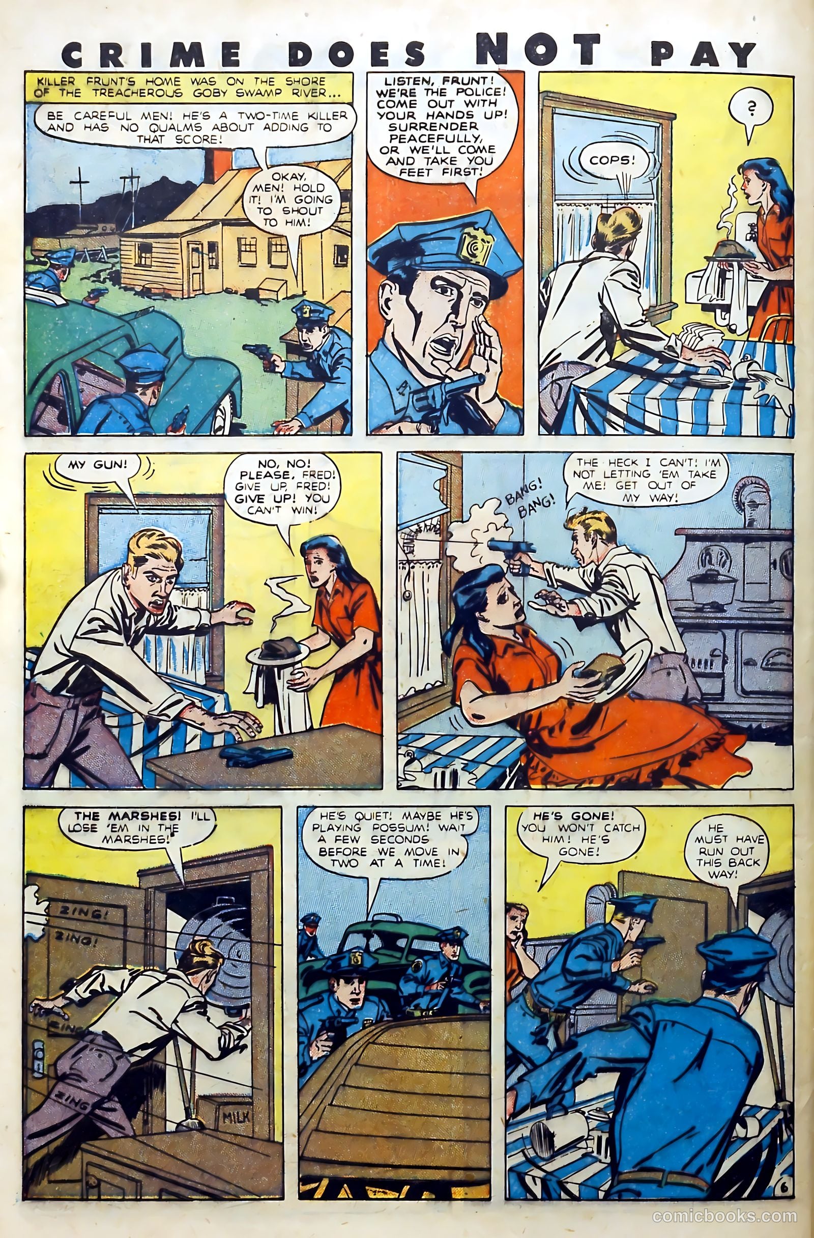 Crime Does Not Pay #83 (1950) — page 44 of 53