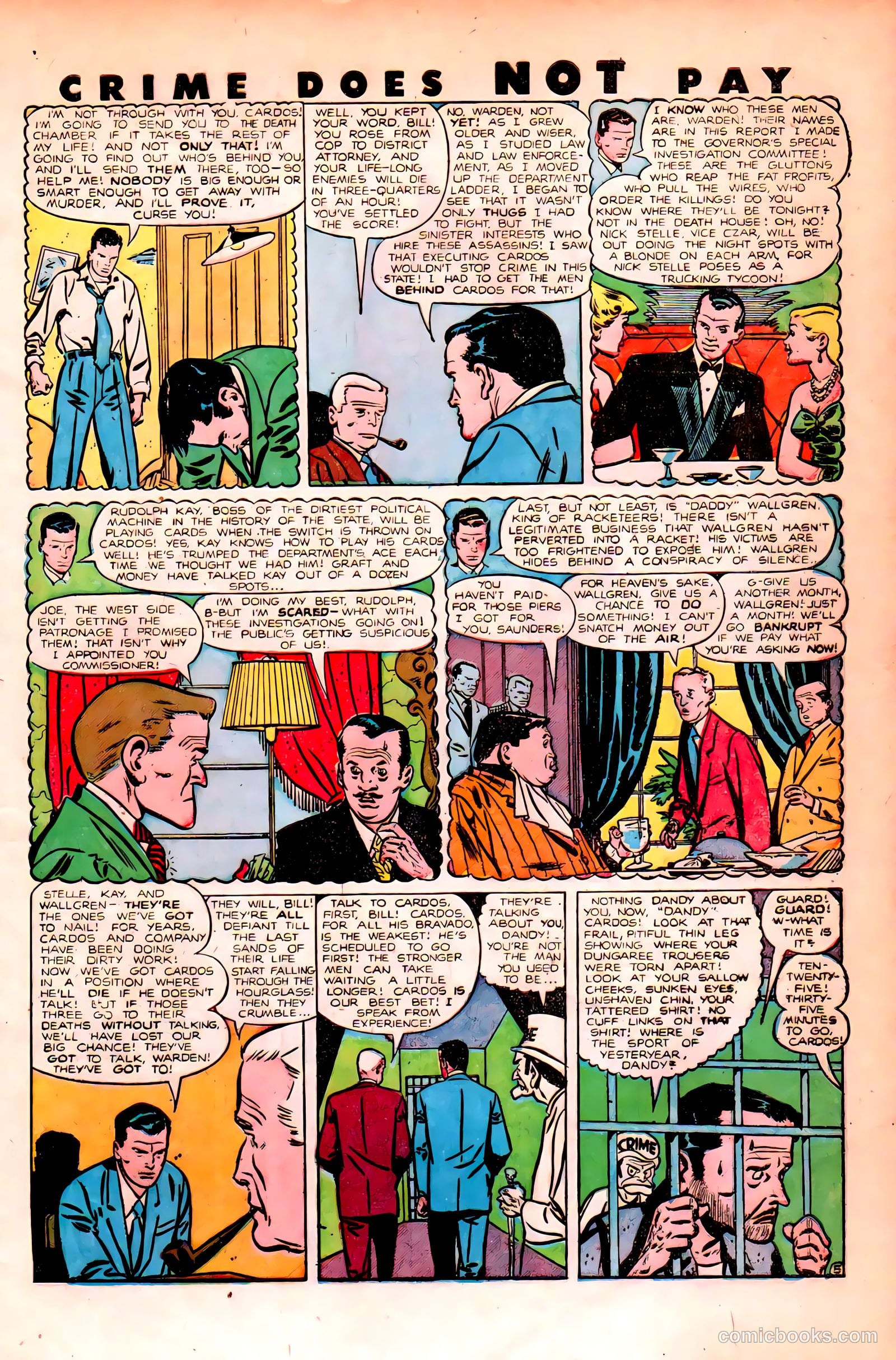 Crime Does Not Pay #84 (1950) — page 7 of 52