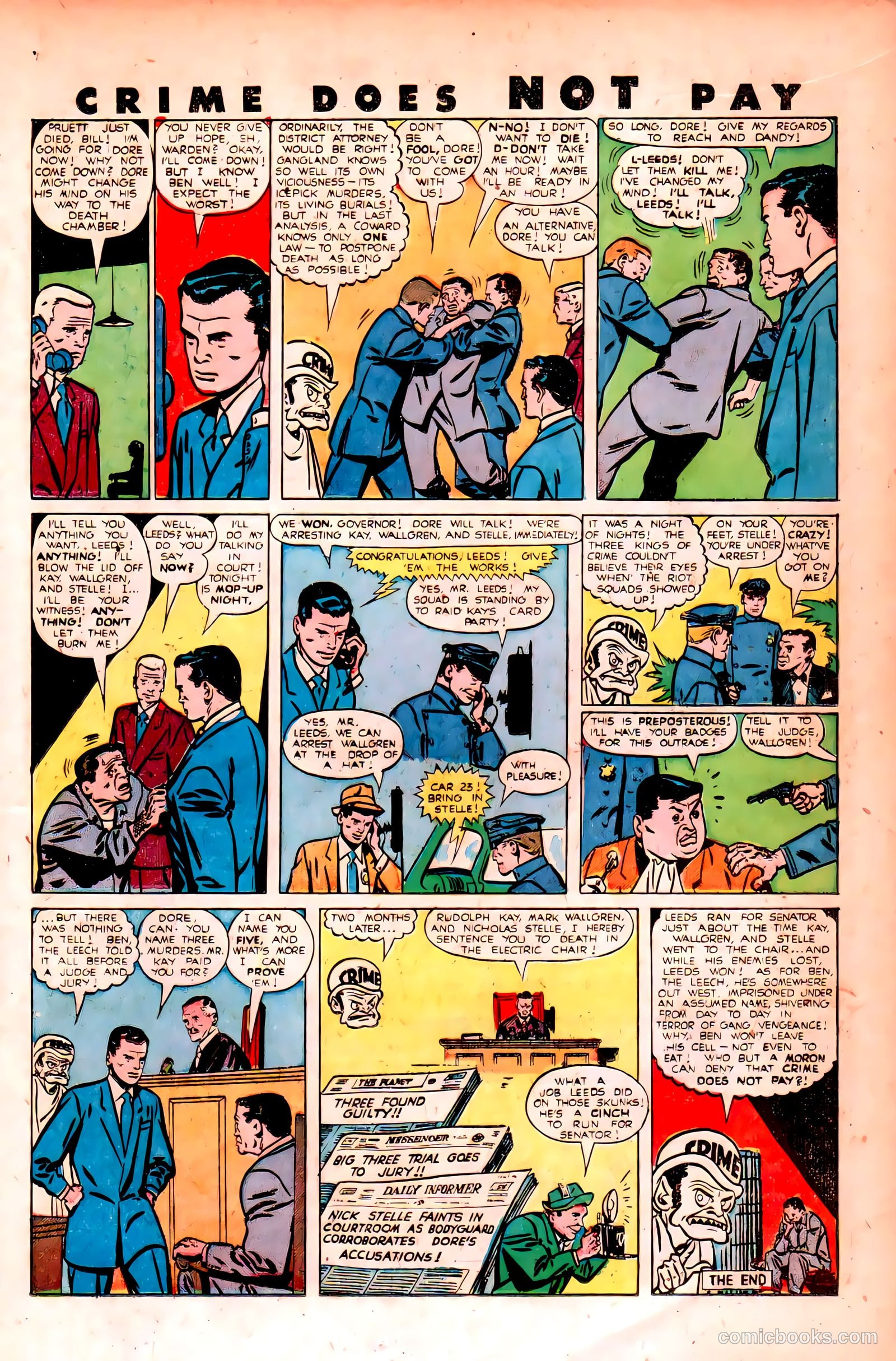 Crime Does Not Pay #84 (1950) — page 15 of 52