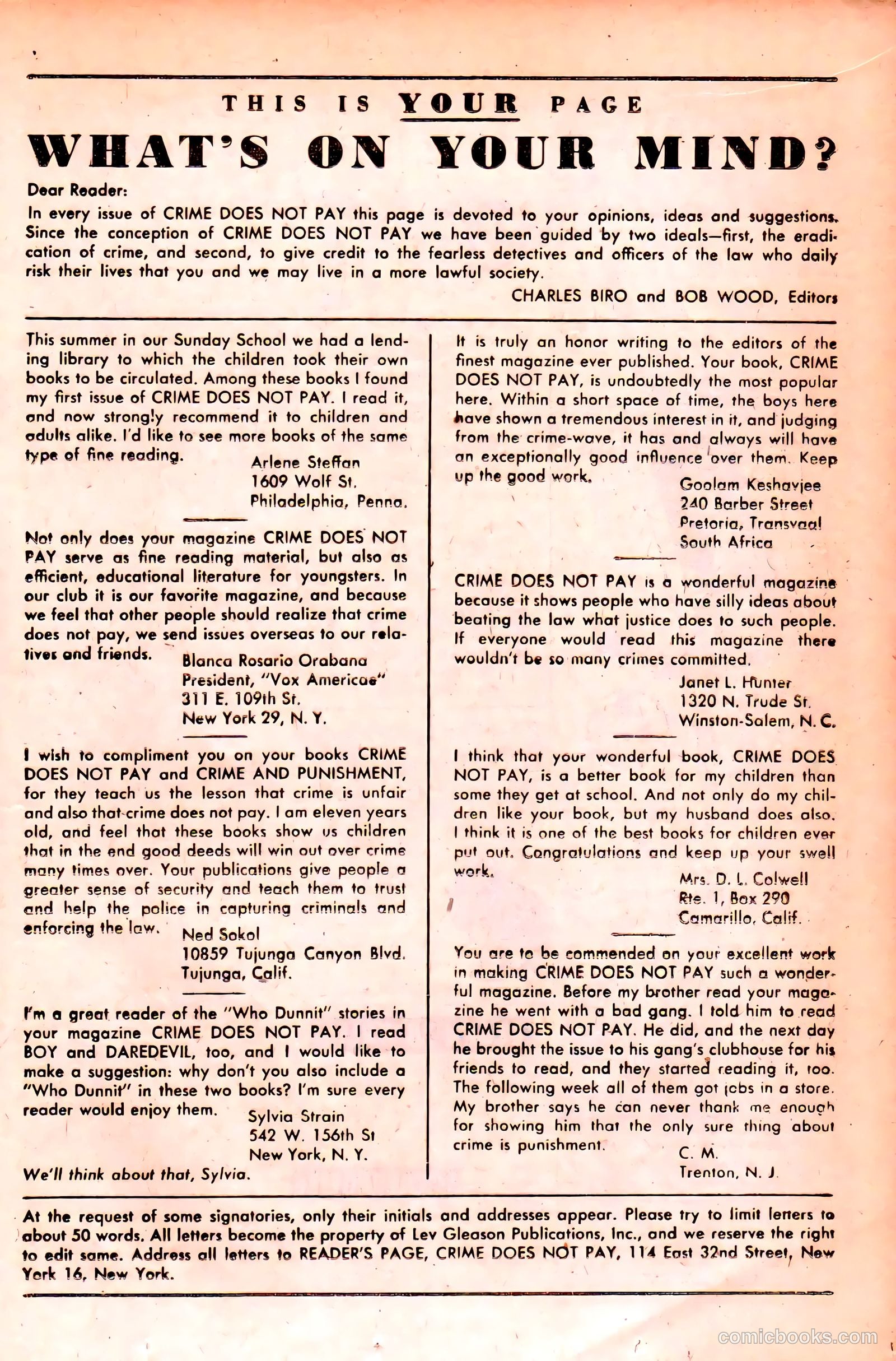 Crime Does Not Pay #84 (1950) — page 17 of 52