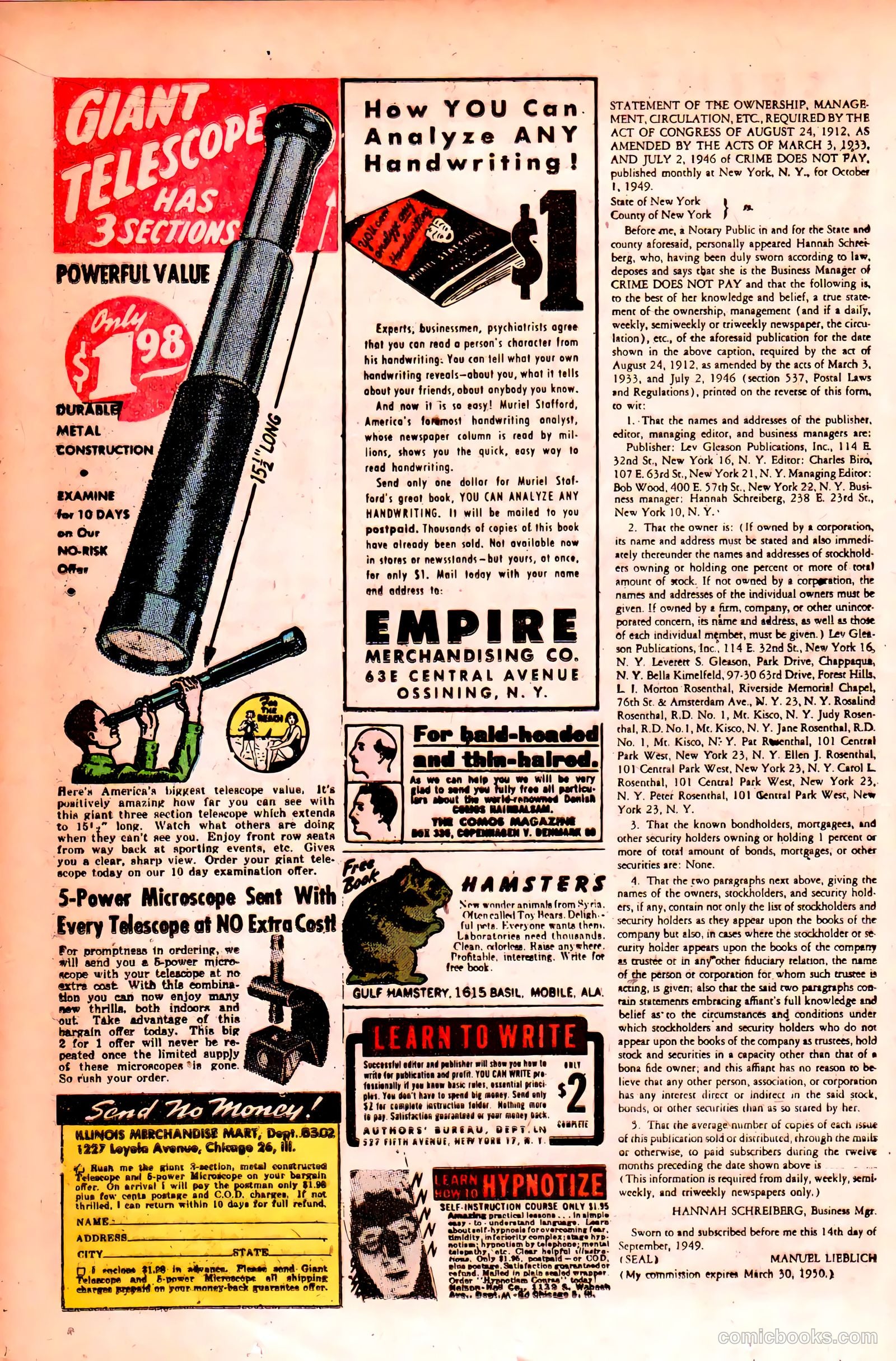 Crime Does Not Pay #84 (1950) — page 18 of 52