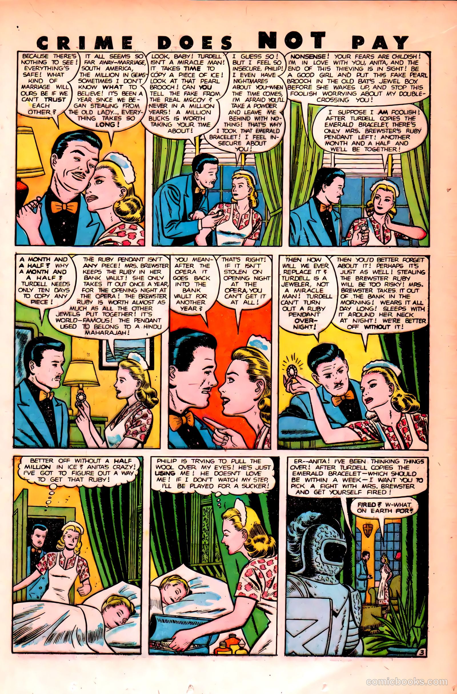 Crime Does Not Pay #84 (1950) — page 21 of 52
