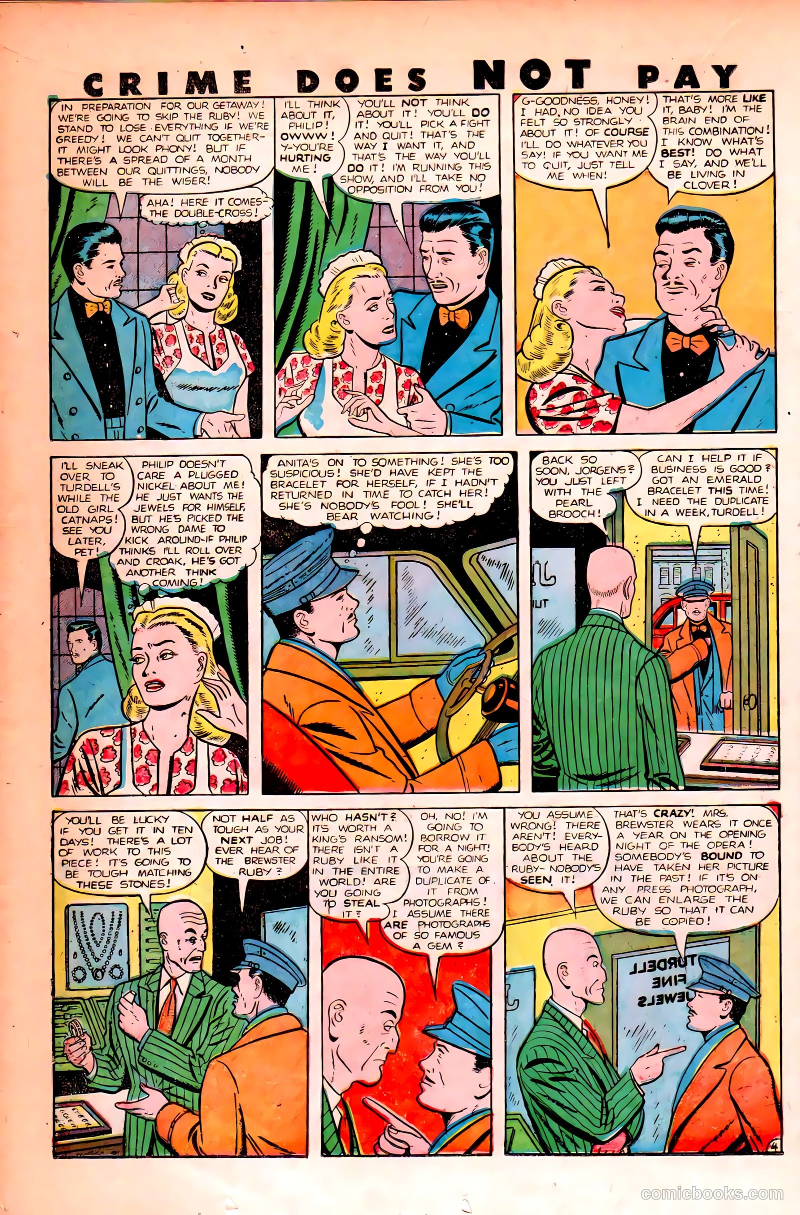 Crime Does Not Pay #84 (1950) — page 22 of 52