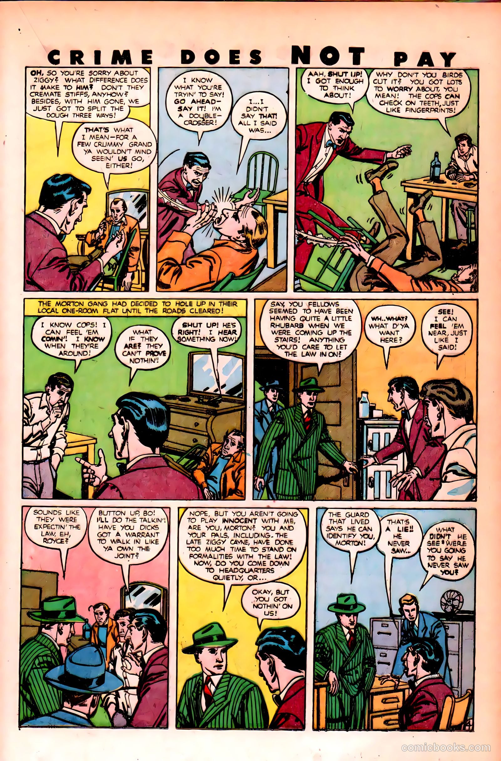 Crime Does Not Pay #84 (1950) — page 35 of 52