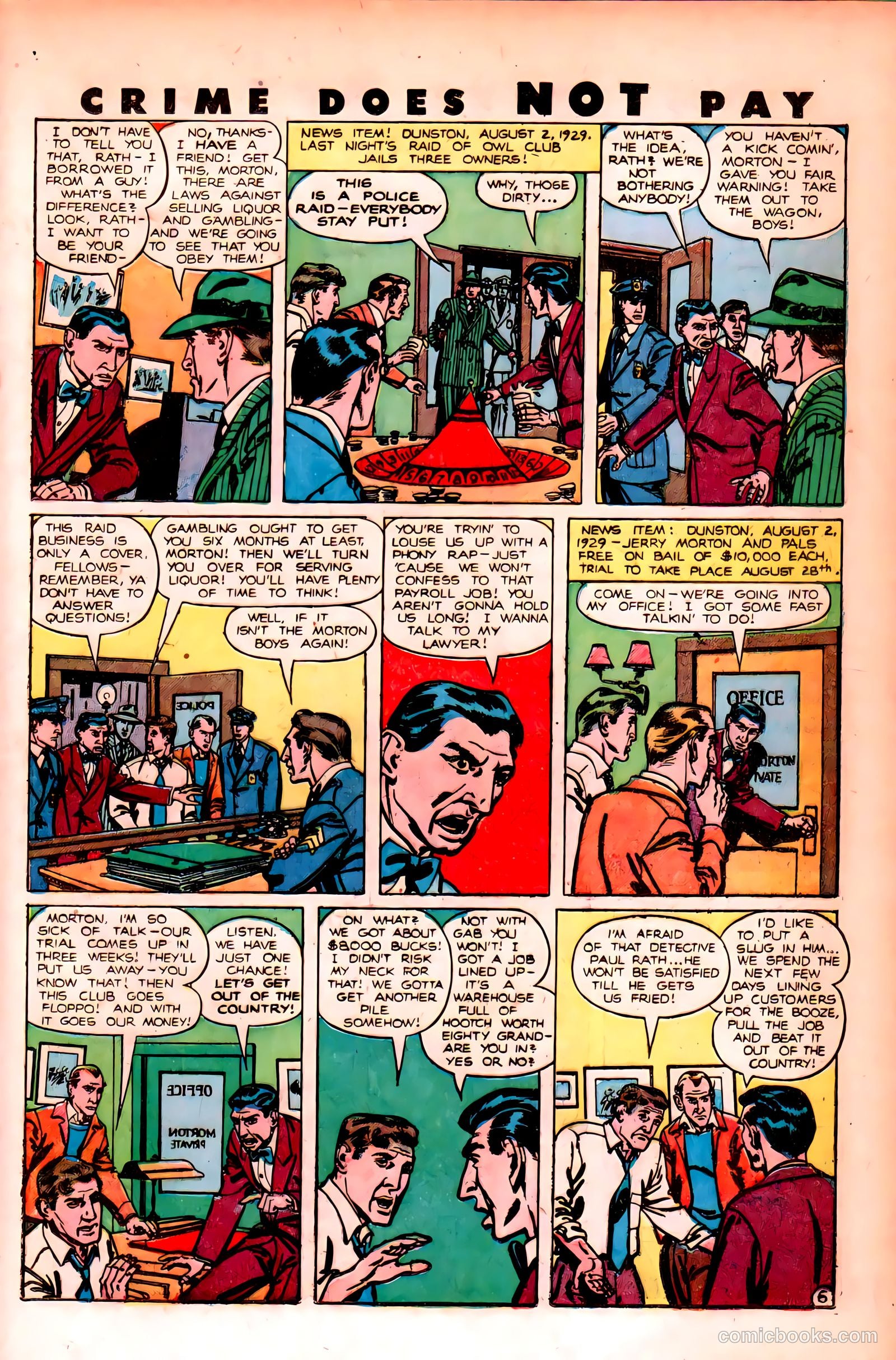 Crime Does Not Pay #84 (1950) — page 37 of 52