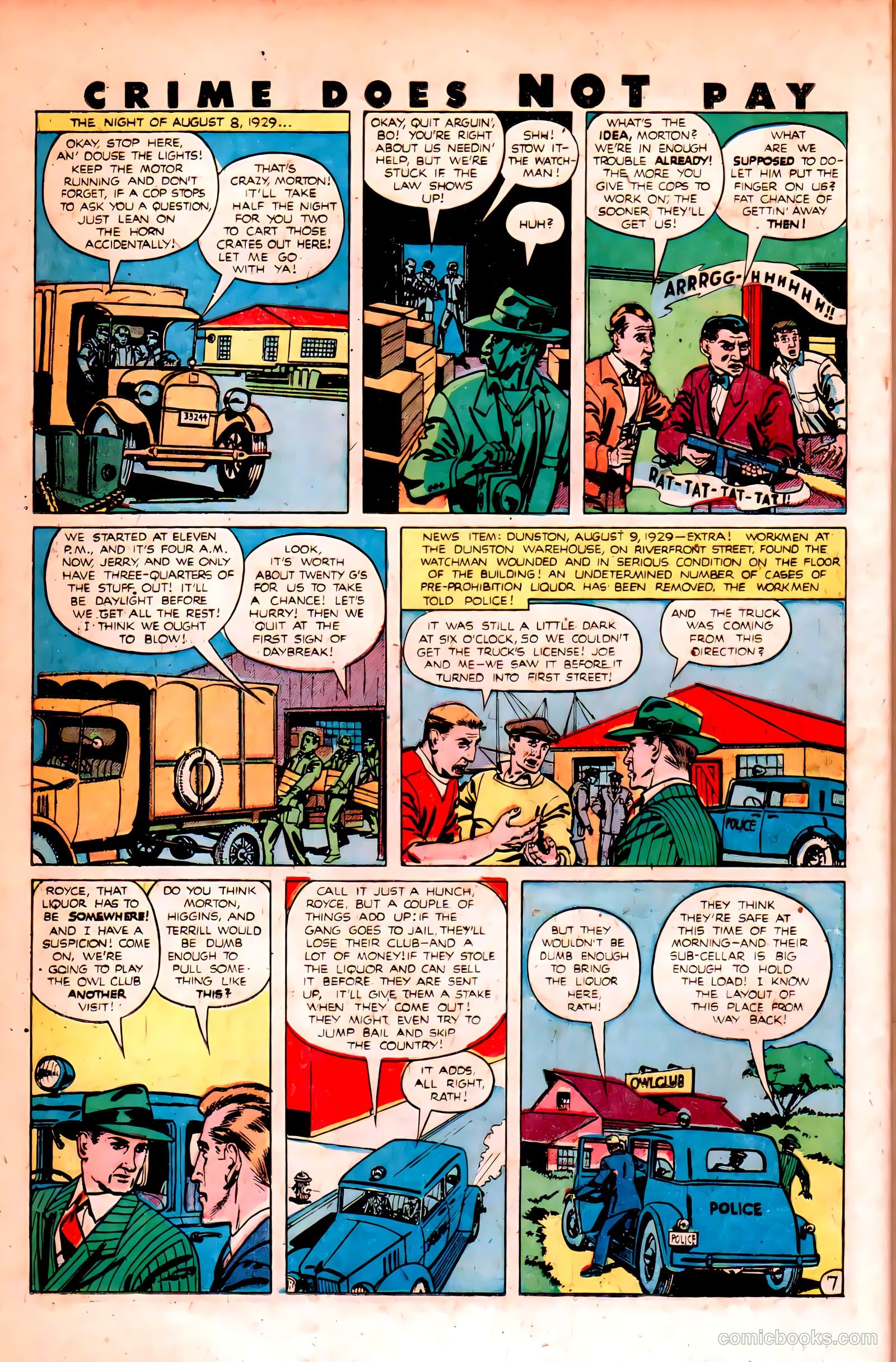 Crime Does Not Pay #84 (1950) — page 38 of 52