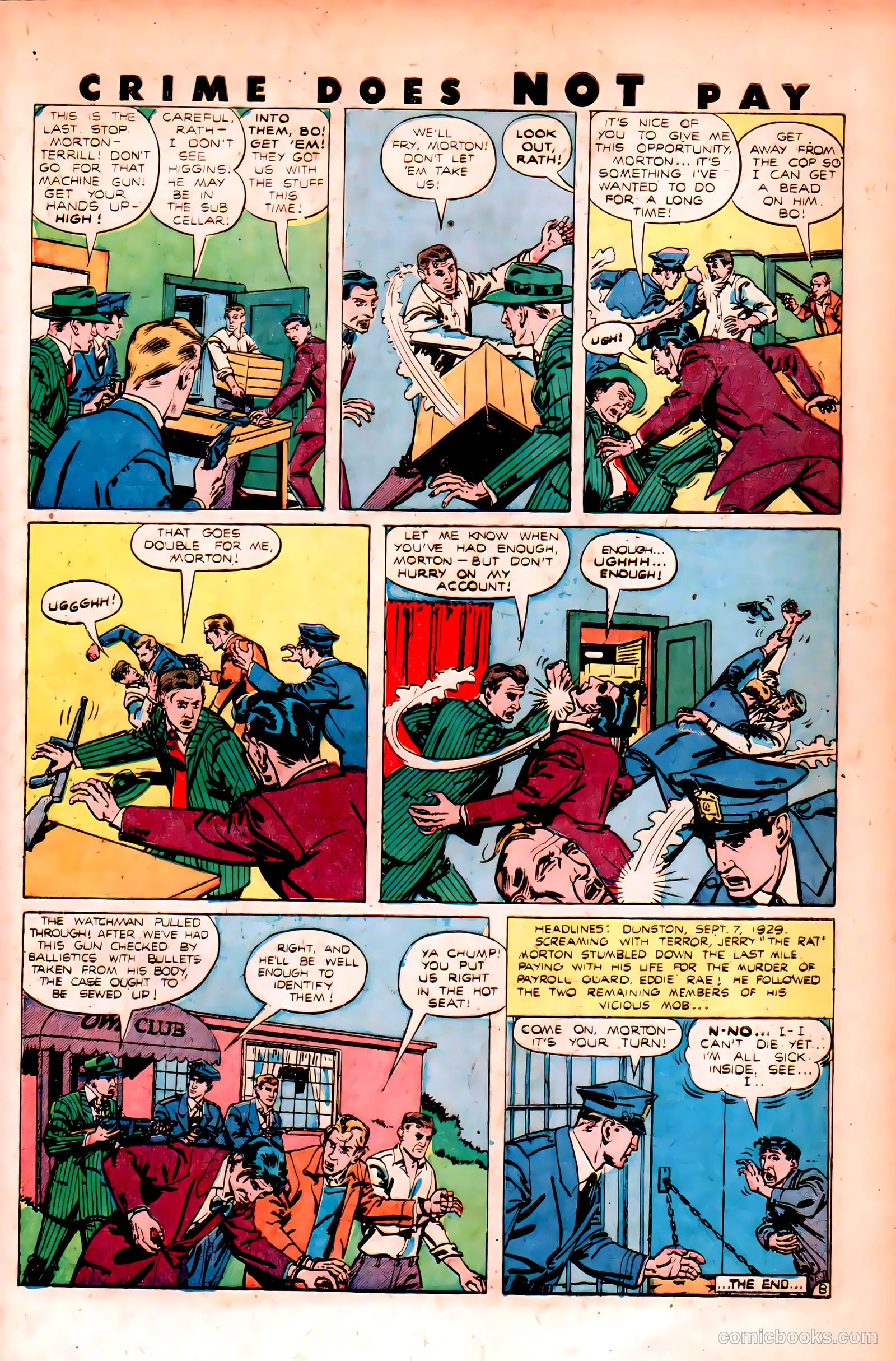 Crime Does Not Pay #84 (1950) — page 39 of 52