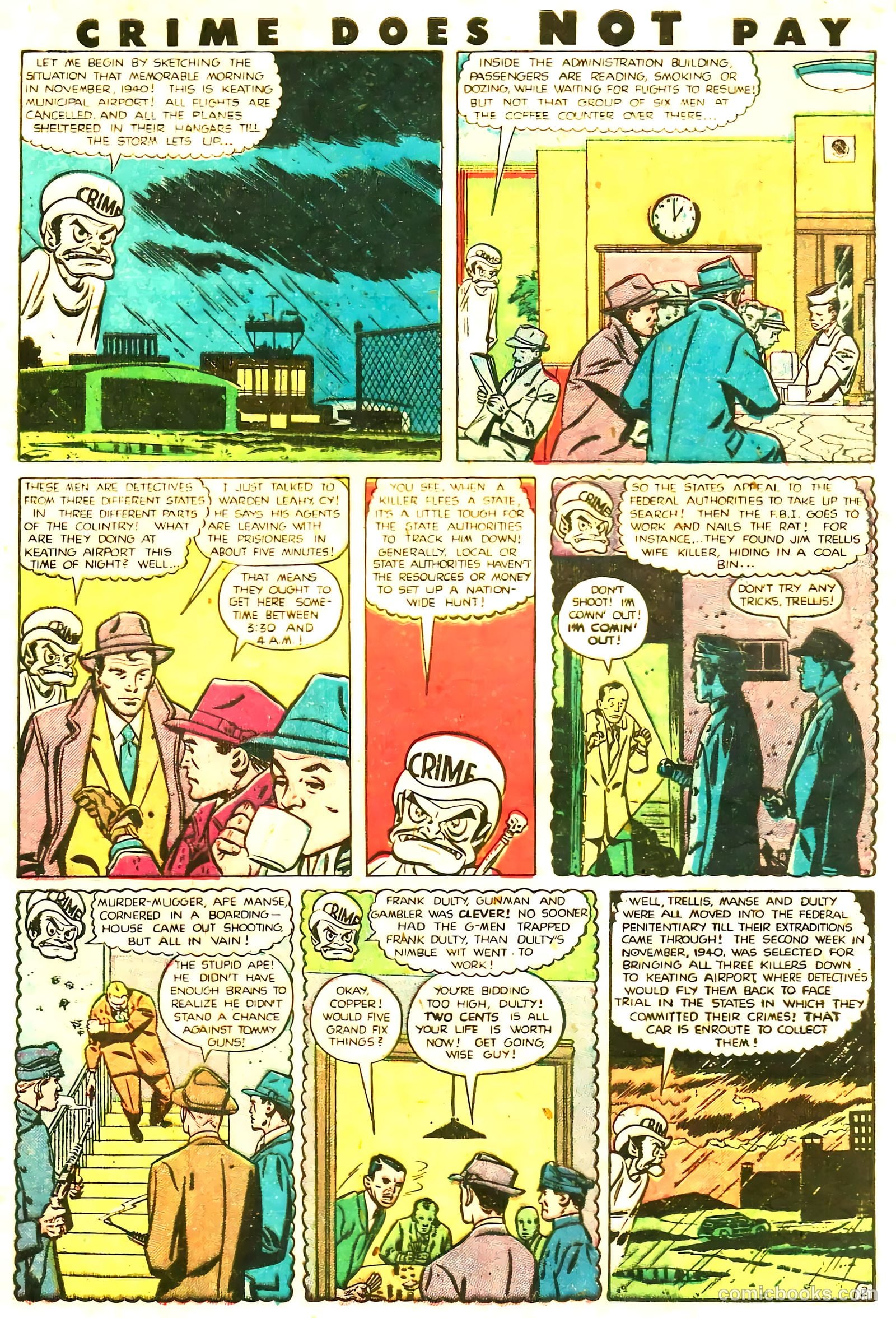 Crime Does Not Pay #85 (1950) — page 4 of 52